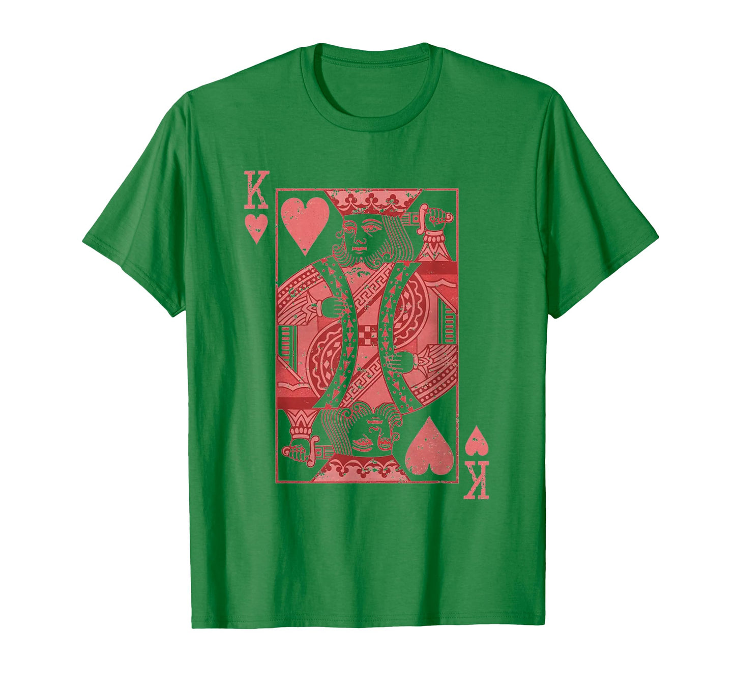 King Of Hearts Valentines Day Cool V-Day Couple Matching T-Shirt