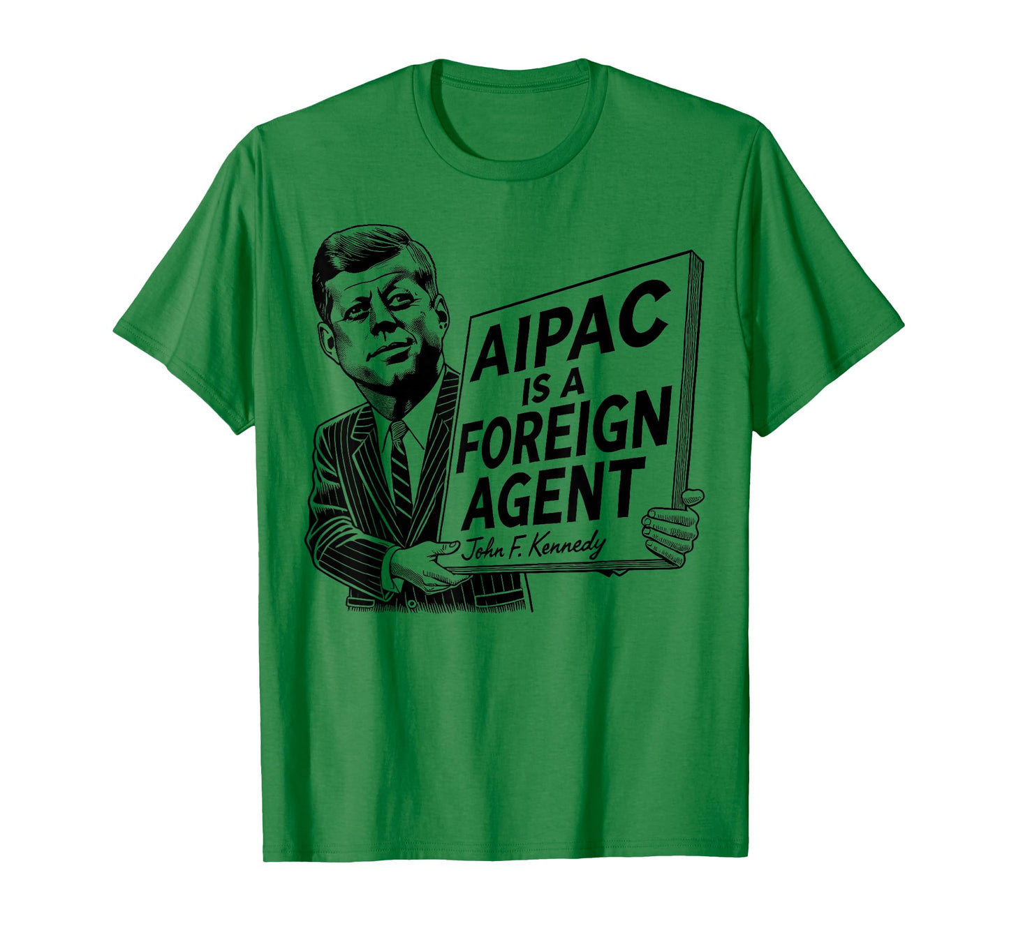 AIPAC is a Foreign Agent, America Trump 2024 T-Shirt
