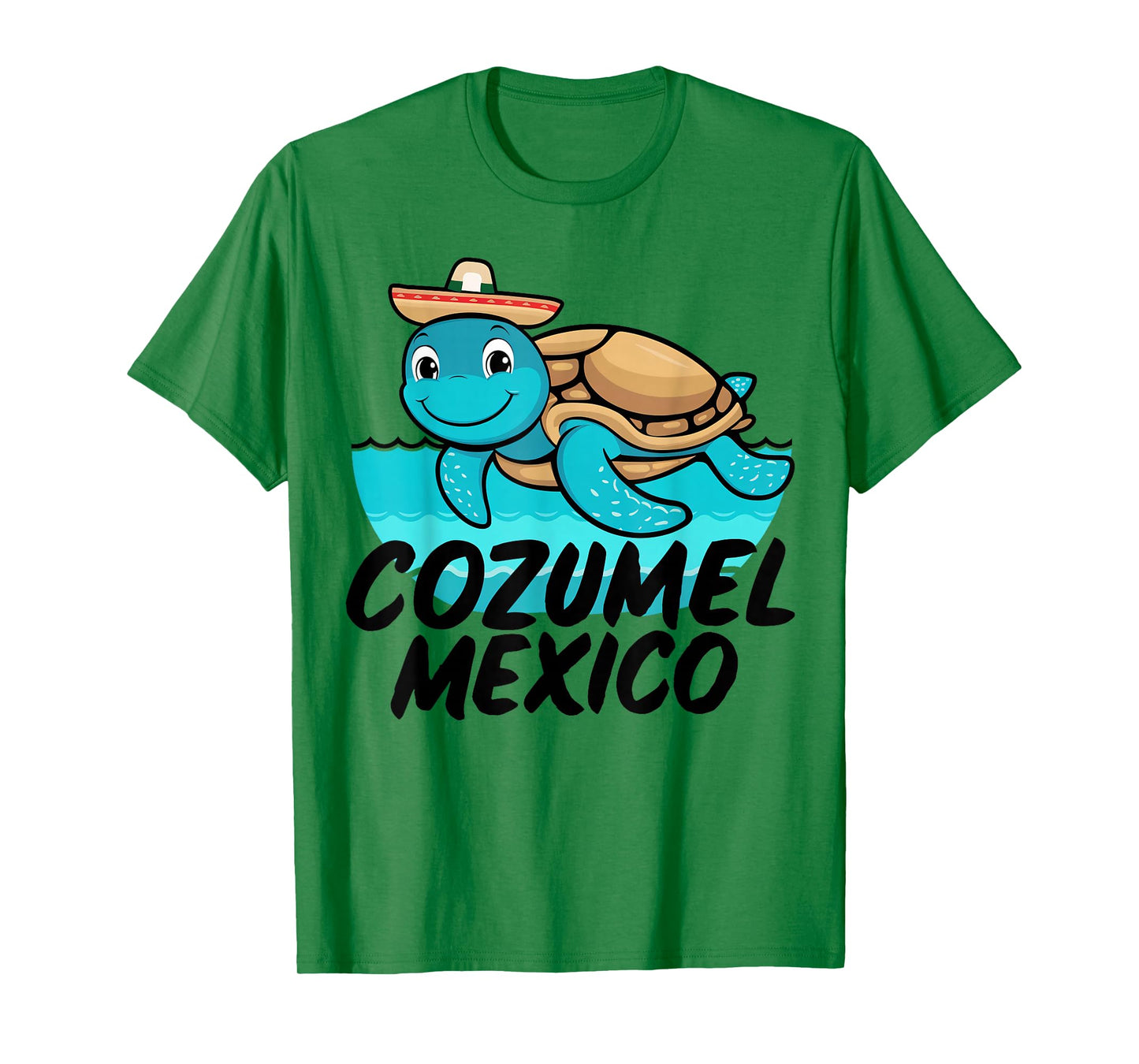 Cozumel Mexico Sea Turtle Colorful Boys Girls Toddler T-Shirt