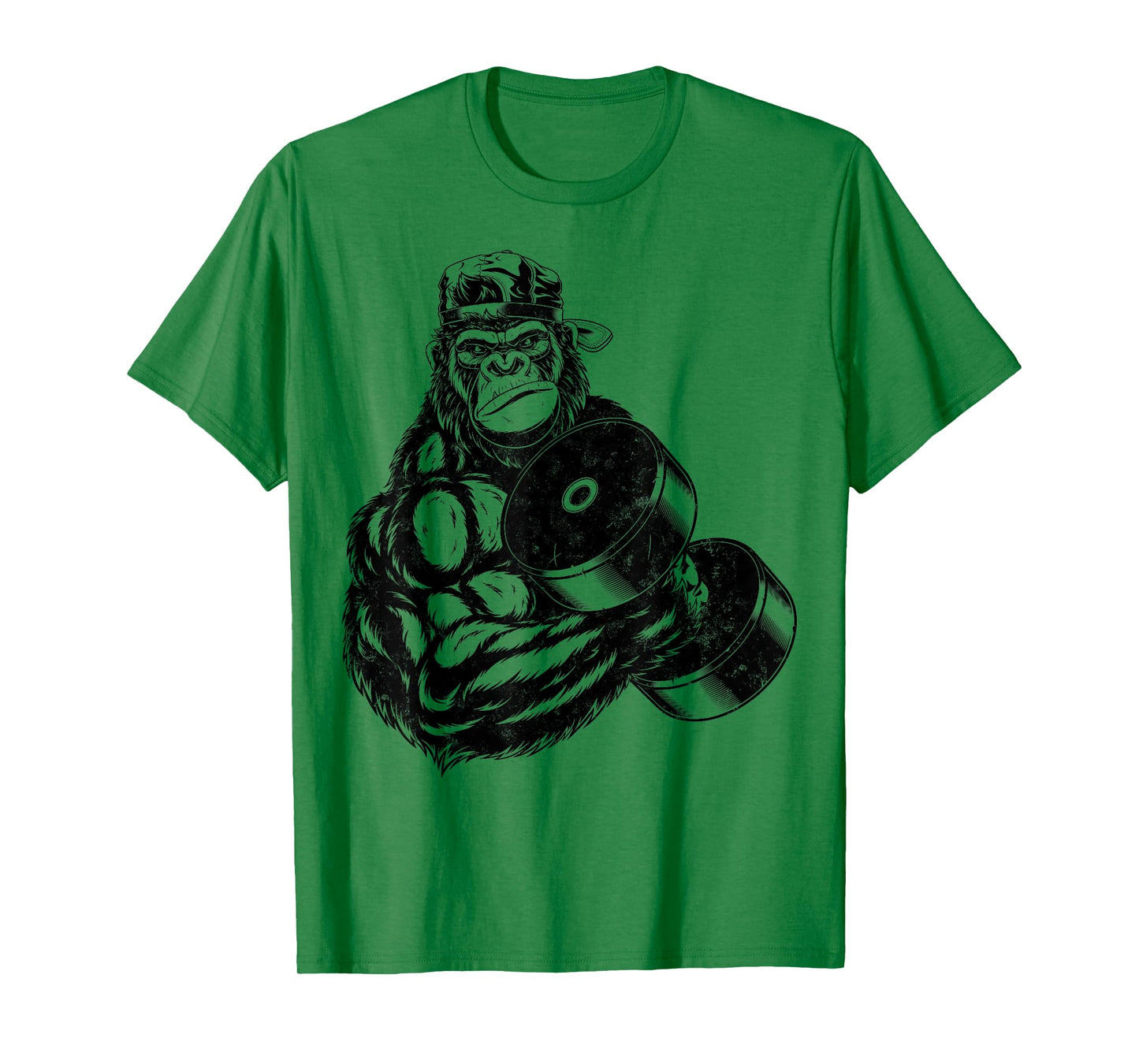Gorilla Bodybuilder Gym Weightlifting Tee Workout Motivation T-Shirt