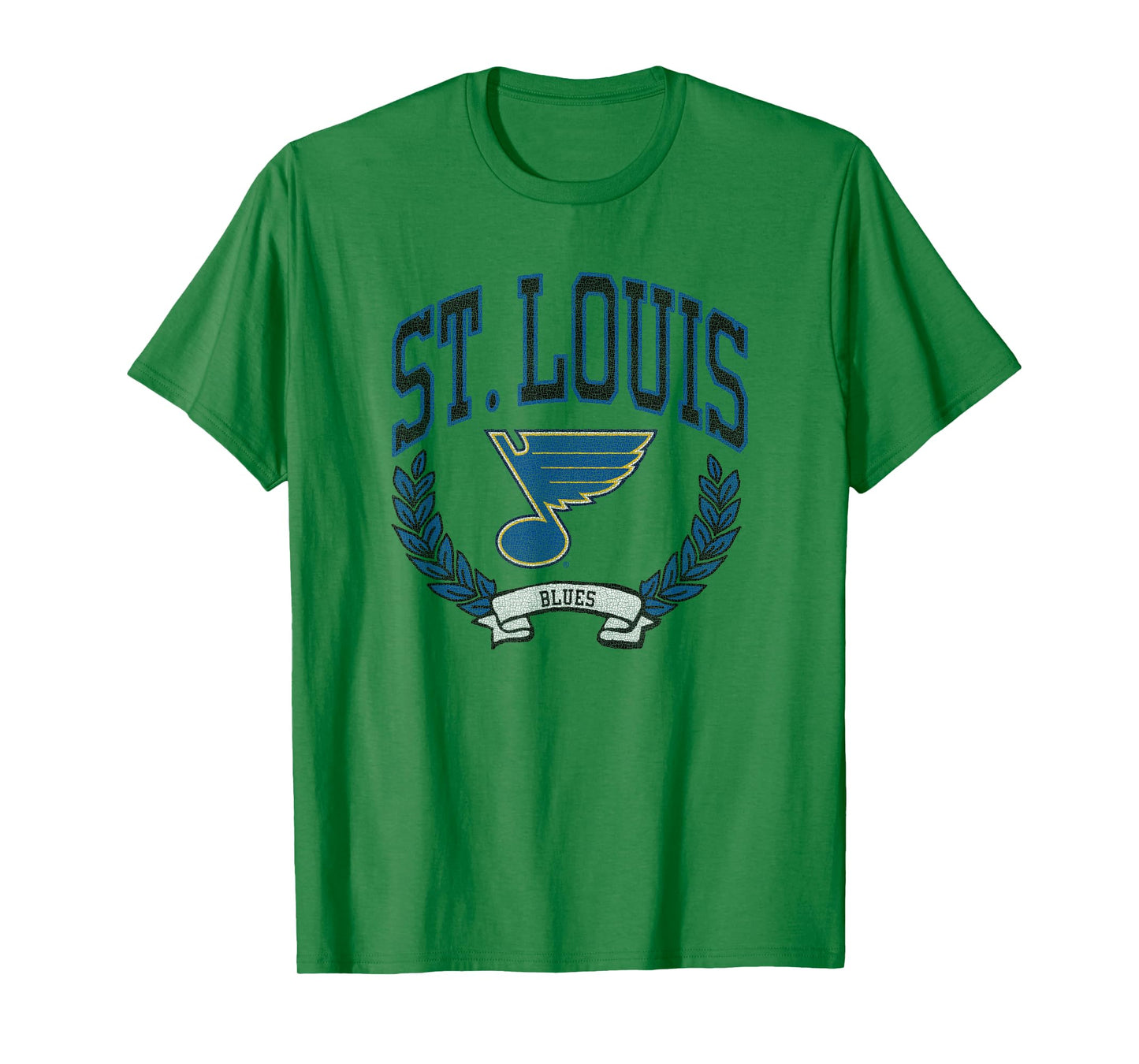 St. Louis Blues Vintage Victory Gray Officially Licensed T-Shirt