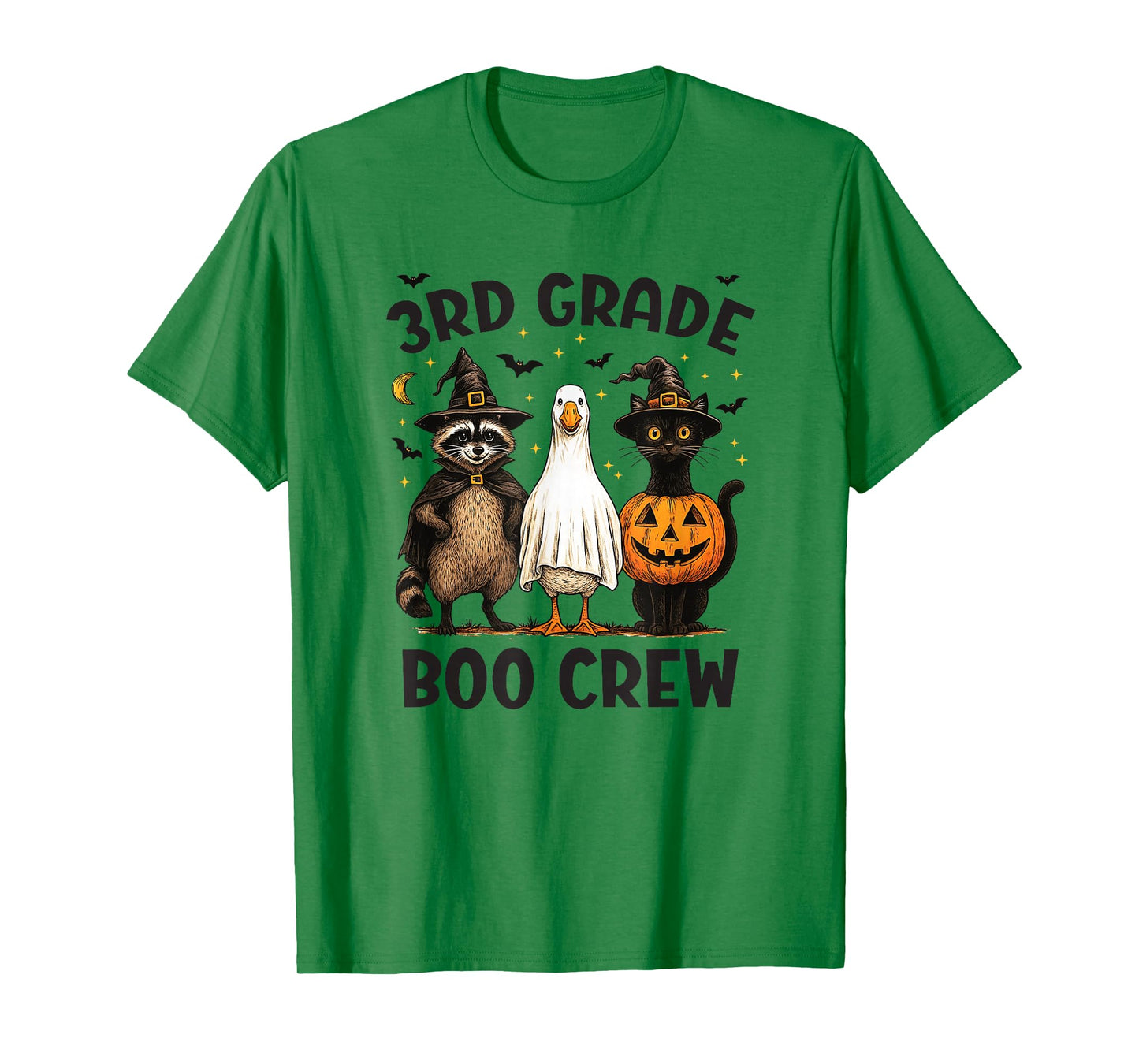 3rd Grade Boo Crew Halloween Costume T-Shirt