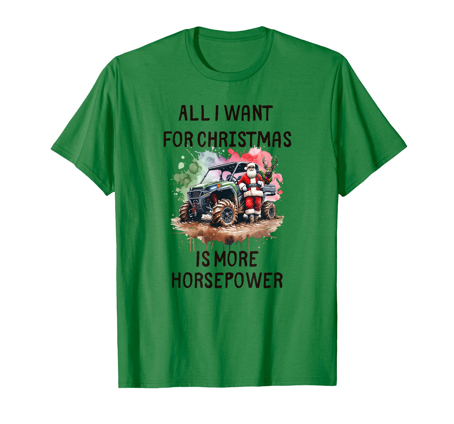 Funny SxS Life Christmas UTV Off Road Side-by-Side Riding T-Shirt