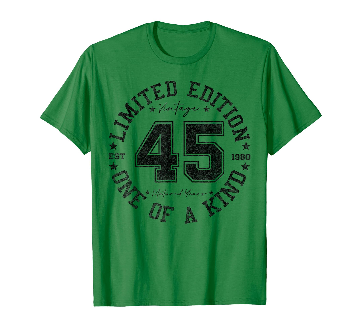 45 Year Old Gifts Vintage 1980 Limited Edition 45th Birthday T-Shirt