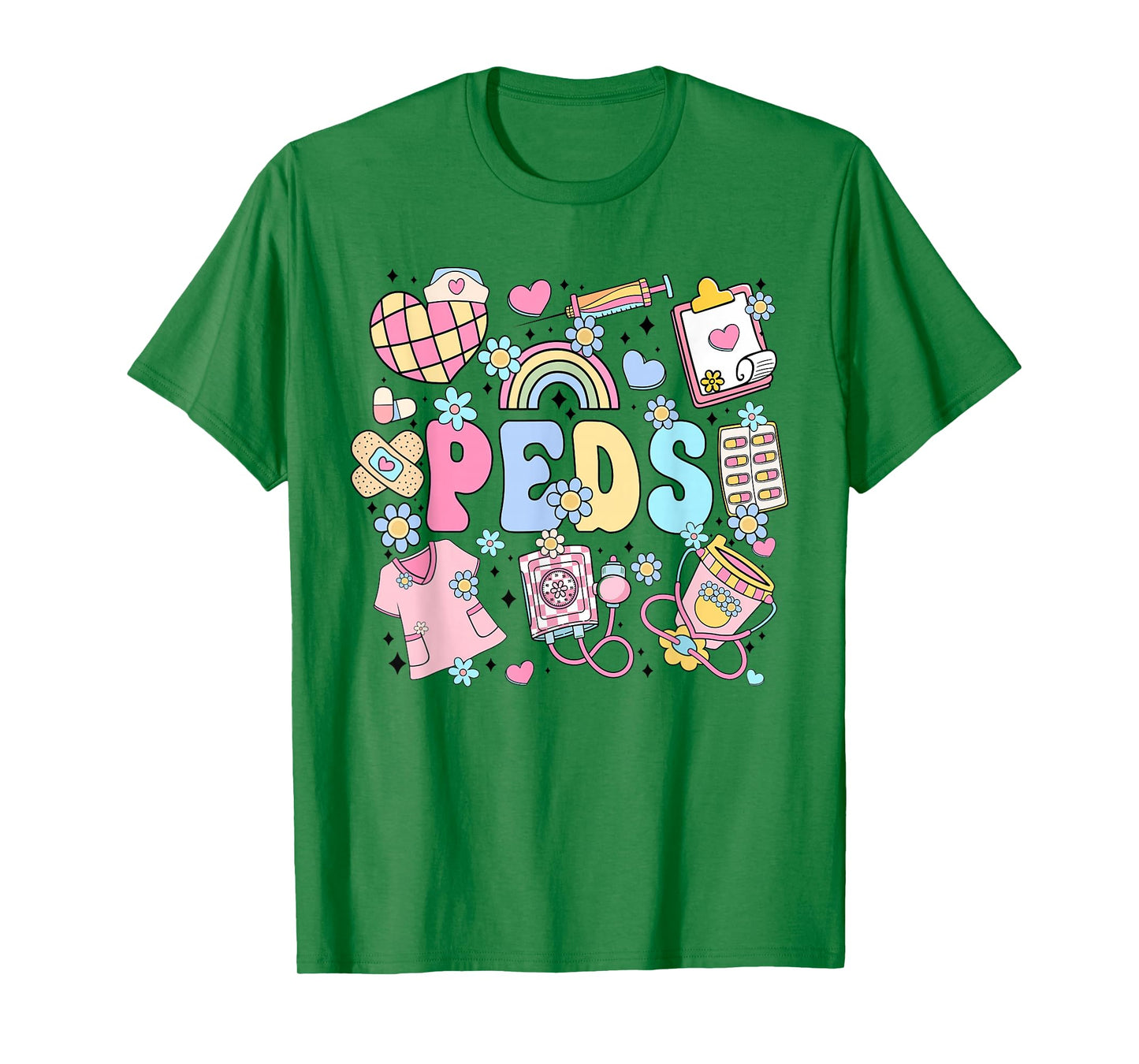 Peds Nurse Stuff Retro Pediatric Nurse Practitioner Nursing T-Shirt