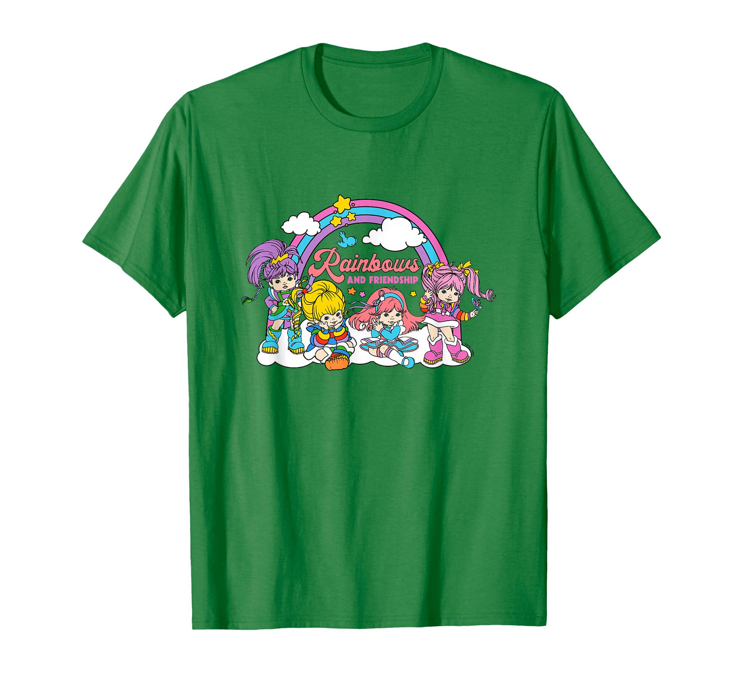 Rainbow Brite Cute Rainbows And Friendship Big Chest Logo T-Shirt