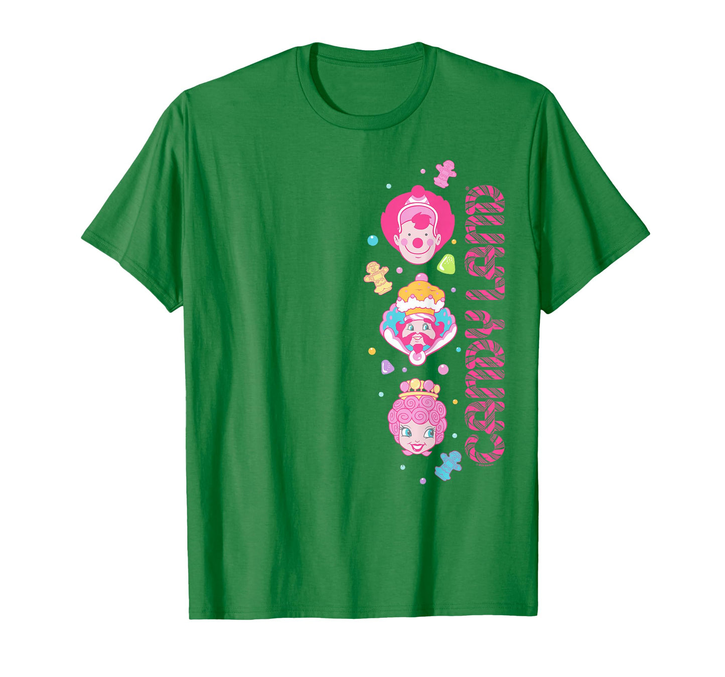 Candy Land Mr Mint King Kandy Princess Lolly Stack Big Logo T-Shirt