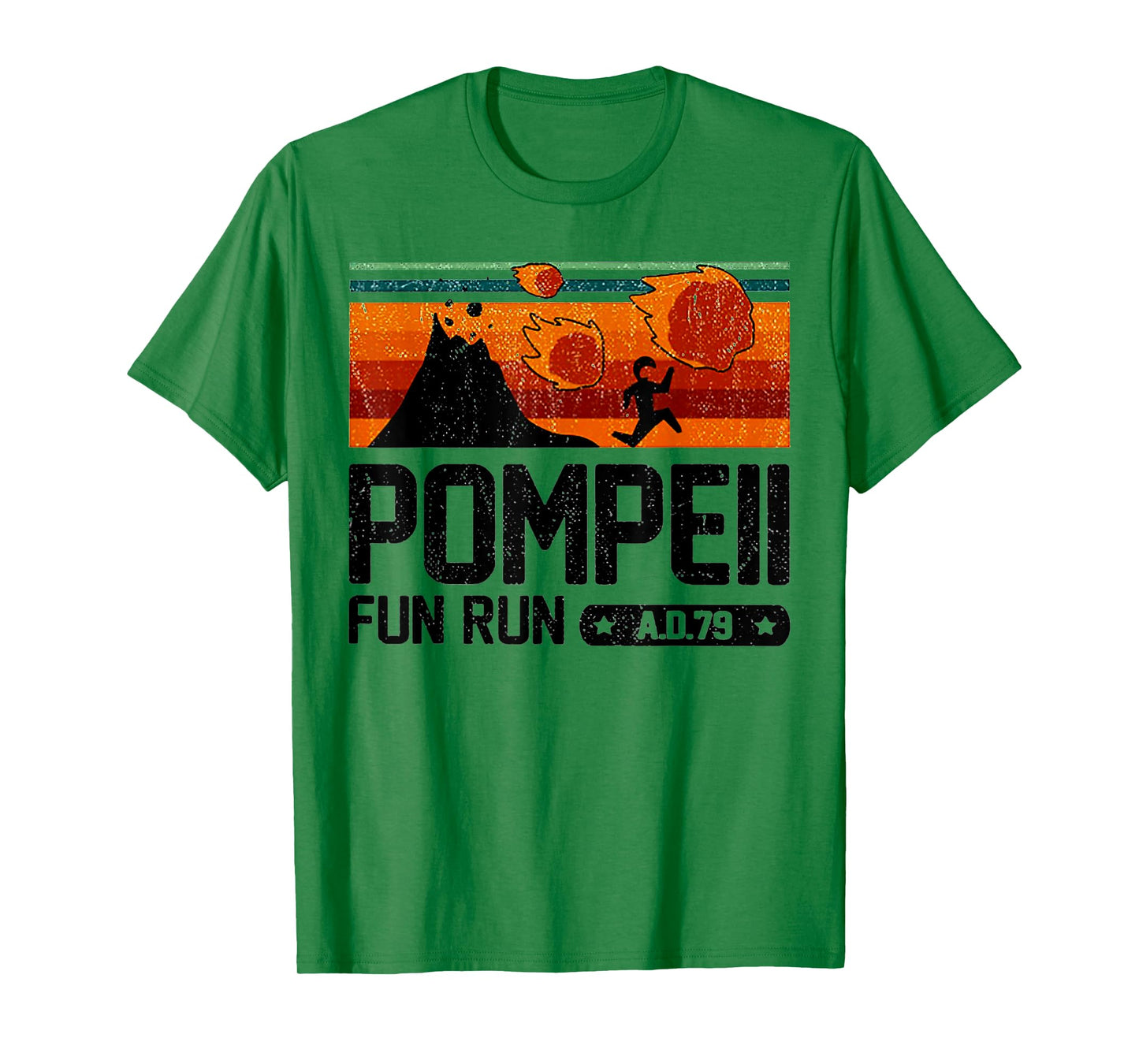 Pompeii Fun Run 79 AD Retro Vintage T-Shirt