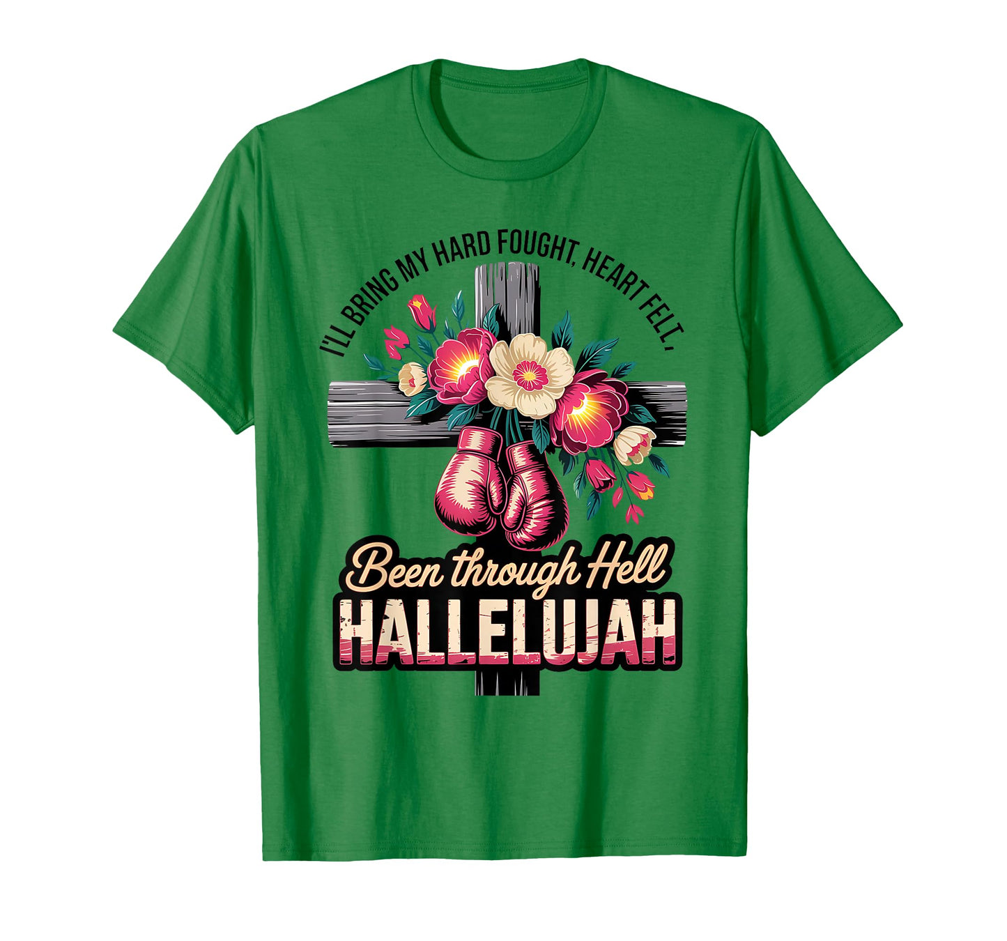 Brandon Hard Fought Hallelujah Praise Jesus Christian T-Shirt