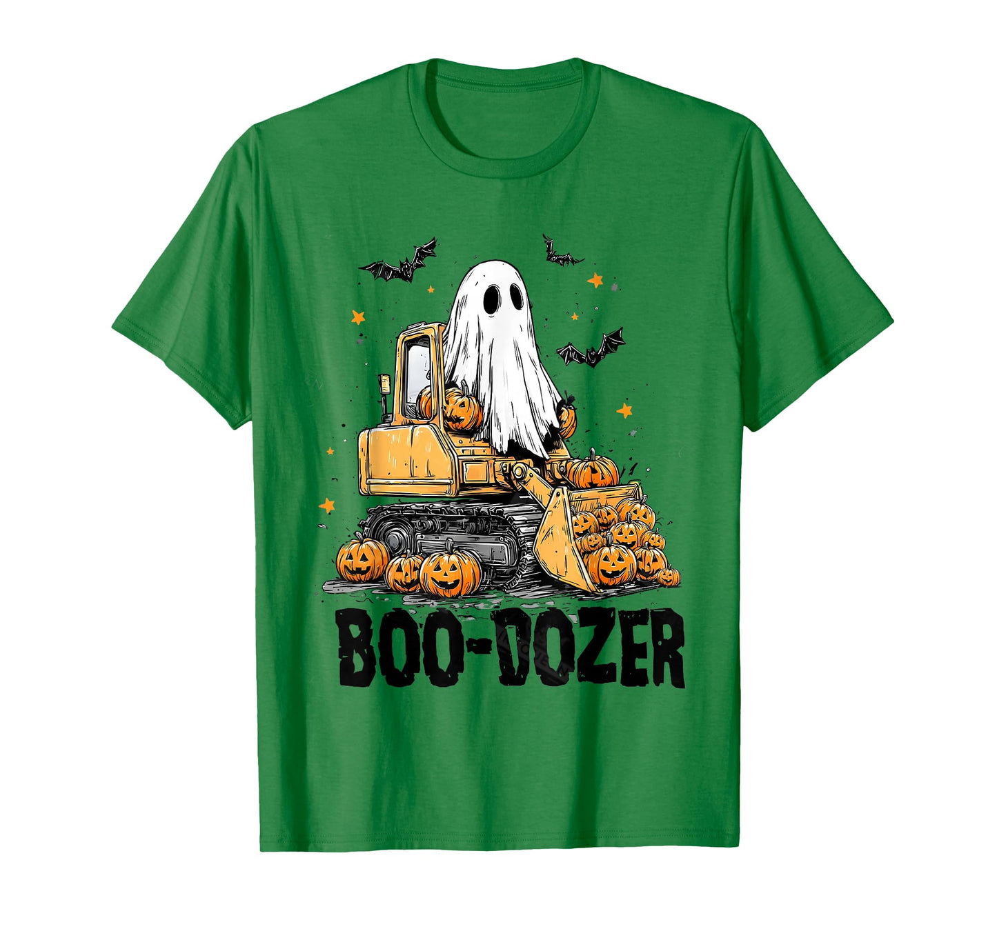 Boo Dozer Funny Ghost Halloween T-Shirt