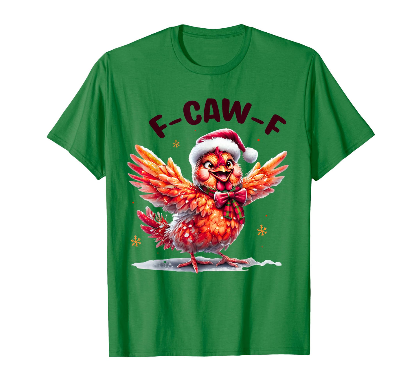 Funny F Caw F Chicken Bird Saying Vintage Graphic Novelty T-Shirt