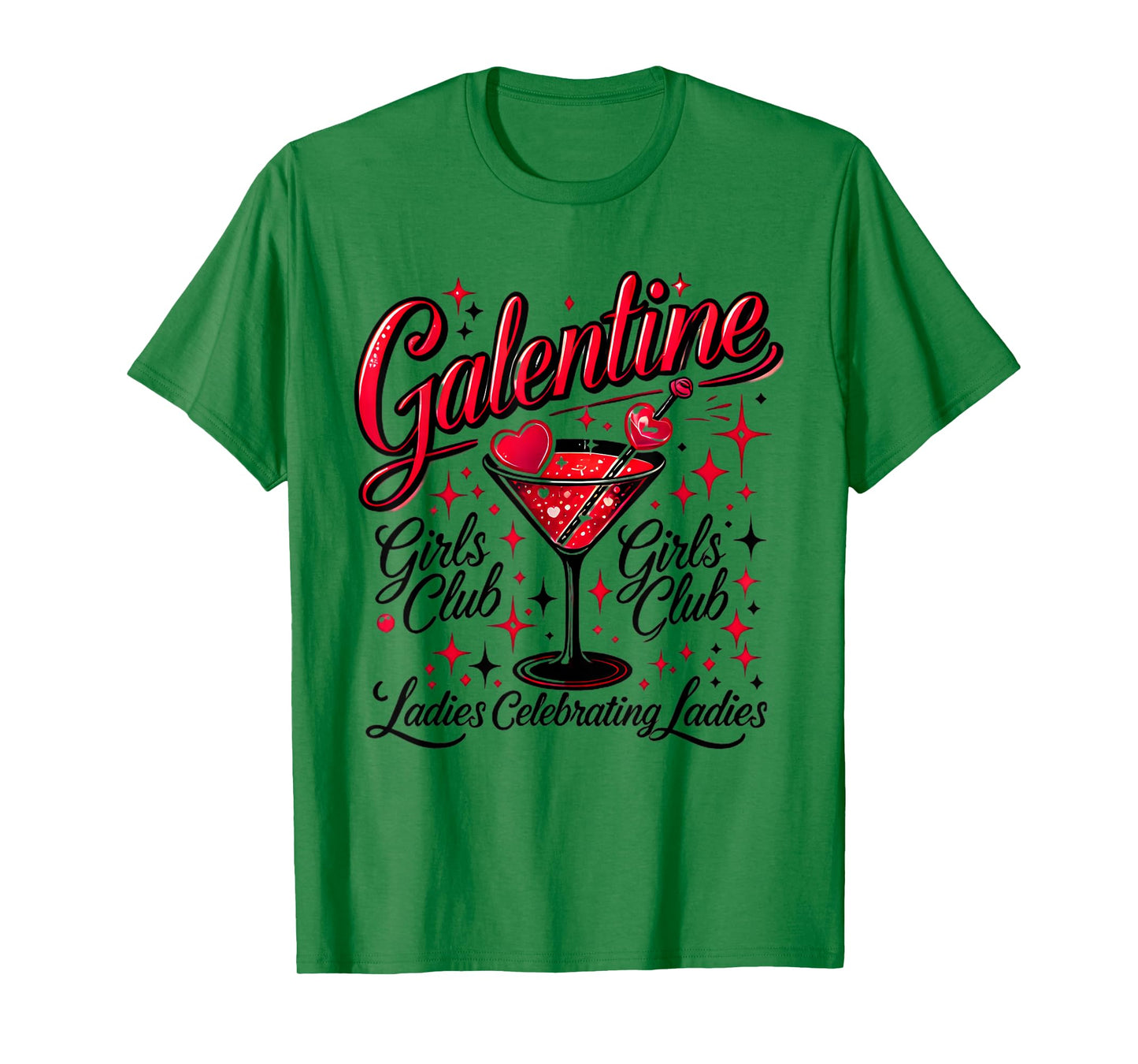 Funny Trending Galentine Girl Club Ladies Celebrating Ladies T-Shirt