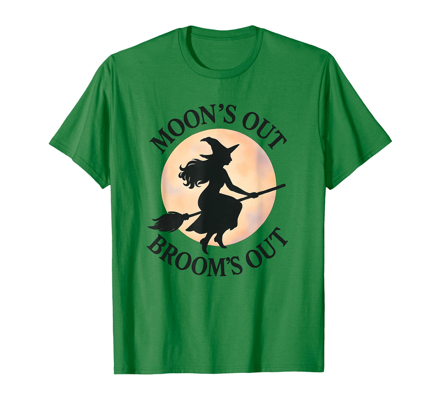 Halloween, Funny Witch Pun, Moon's Out Broom's Out T-Shirt