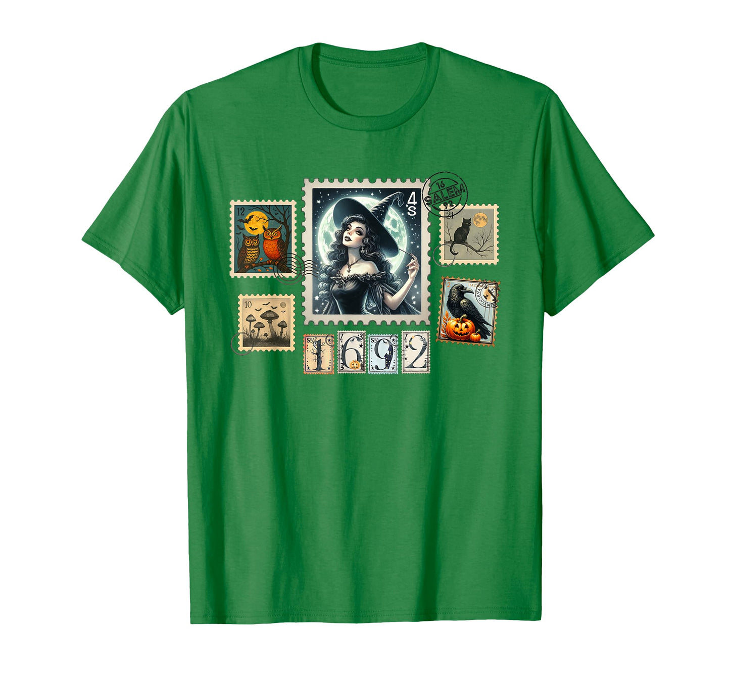 Salem Witch Trials They Missed One Halloween Postage Stamp T-Shirt