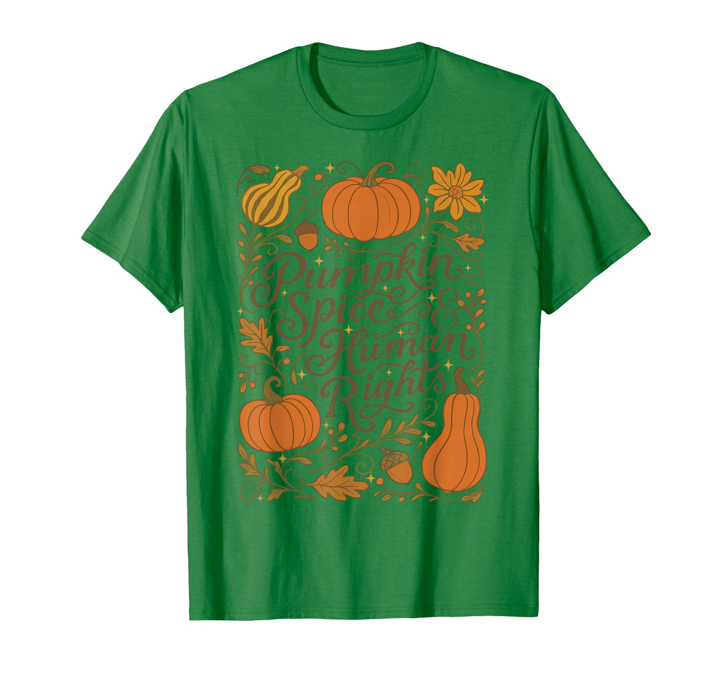 Halloween Women Pumpkin Spice Human Rights Feminist T-Shirt