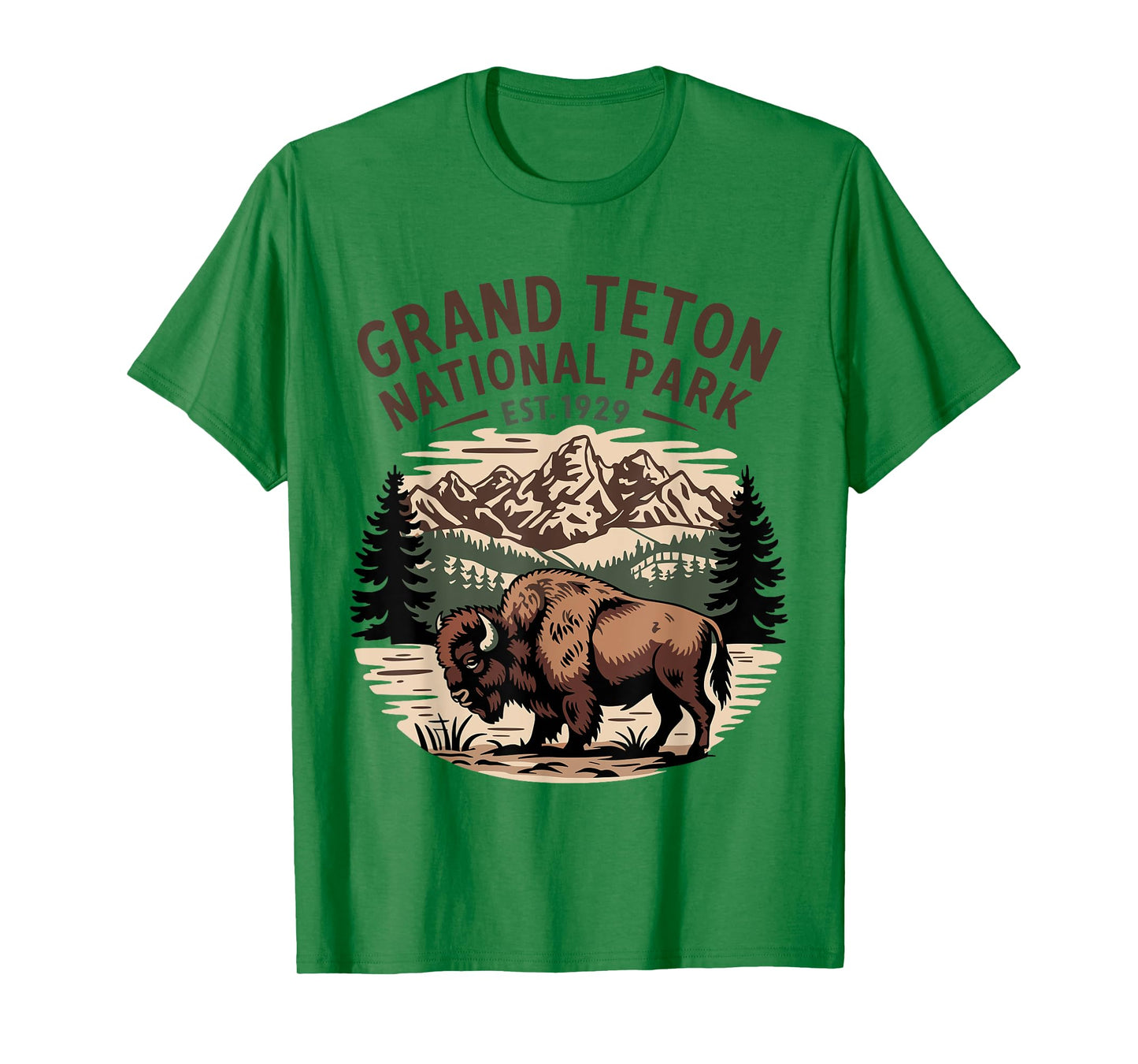 Grand Teton National Park Retro T-Shirt