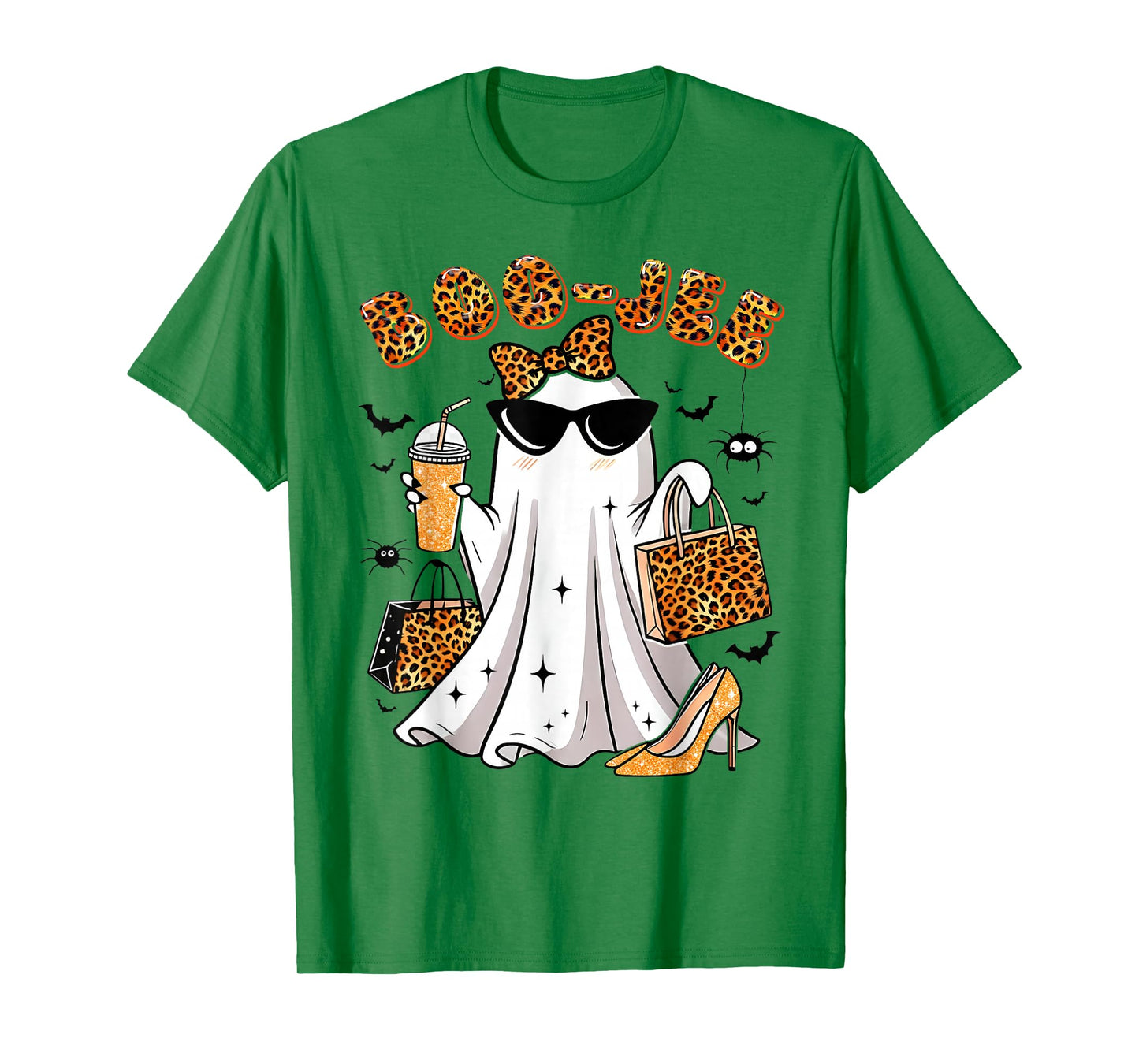 Coquette Ghost Coffee Boo-JEE Halloween Boujee Cute Ghost T-Shirt
