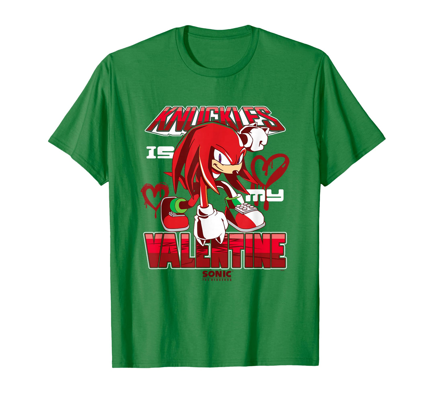 Sonic The Hedgehog Valentine's Day Knuckles My Valentine T-Shirt