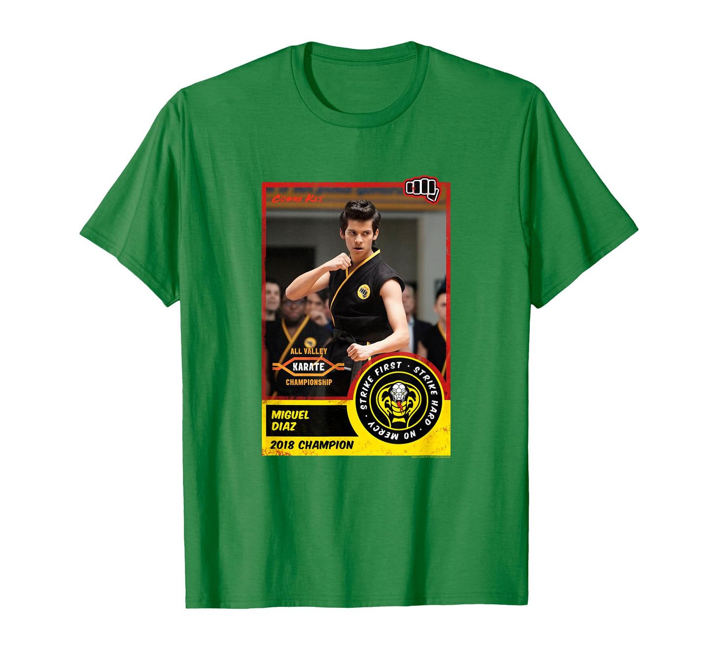 Cobra Kai Miguel Diaz Champion Card T-Shirt