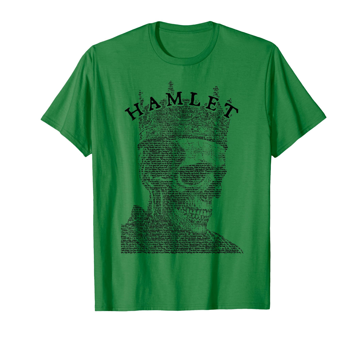 William Shakespeare Hamlet Skull Literature Theatre Play T-Shirt
