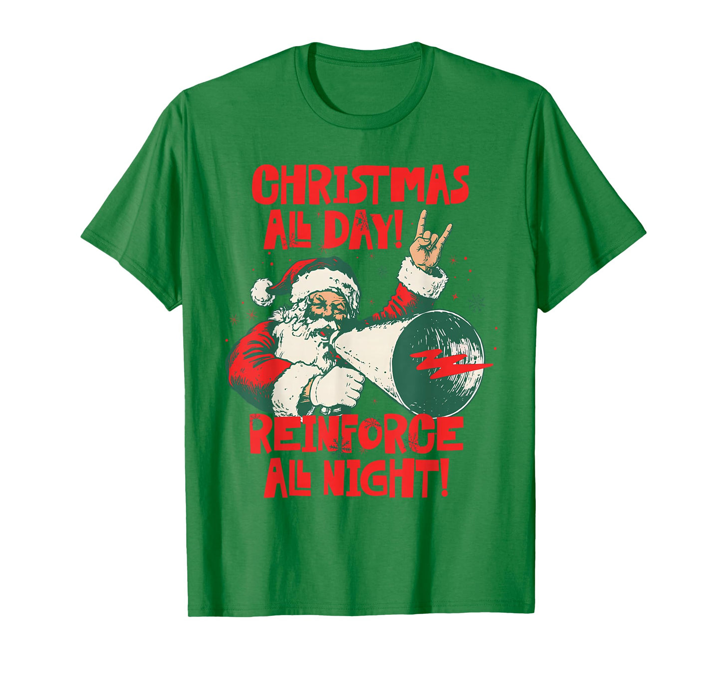 ABA Squad Xmas Vibes Christmas All Day Reinforce All Night T-Shirt