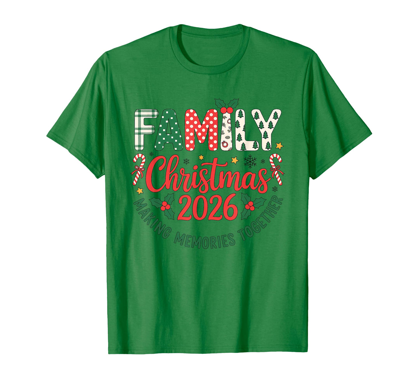 Family Christmas 2026 Santa Hat Matching Outfit Xmas Squad T-Shirt