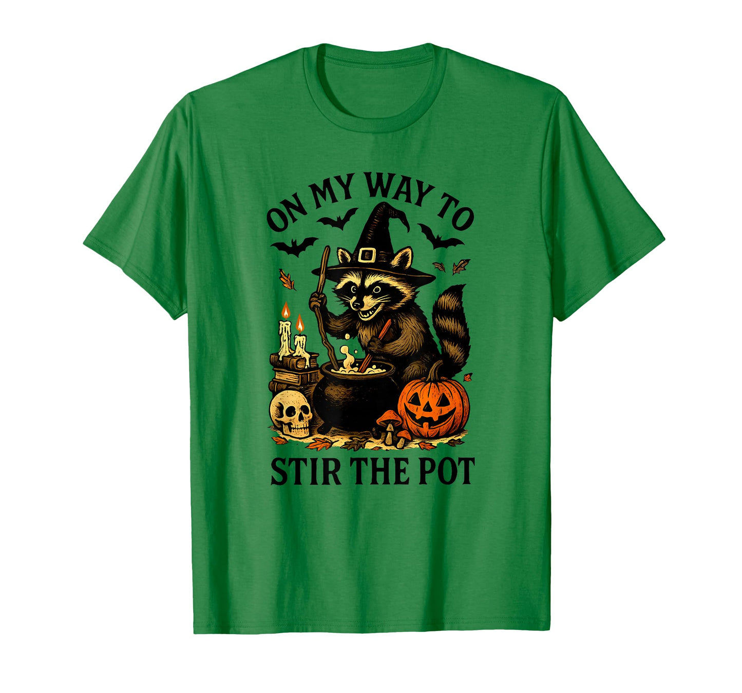 ON My Way to STIR The Pot Halloween Design T-Shirt