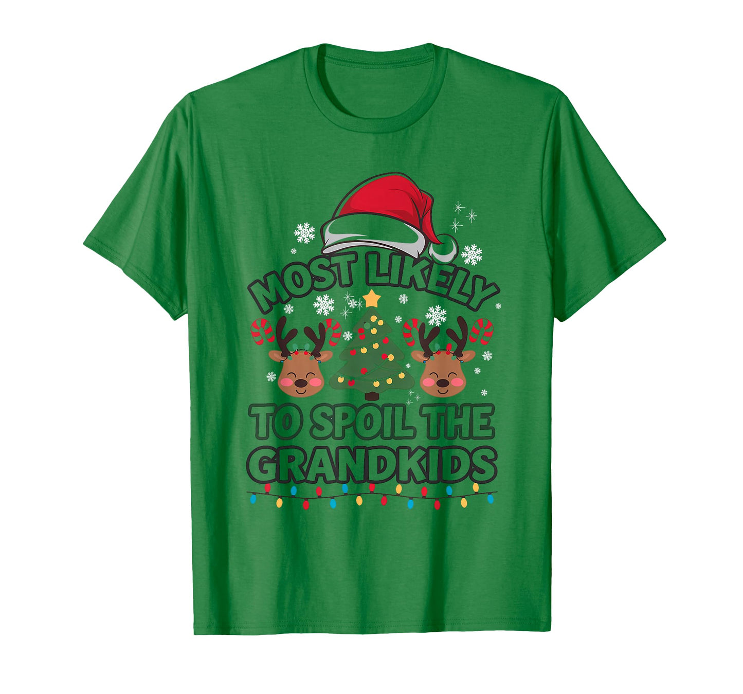 Humoir Most Likely to Spoil The Grandkids Christmas Days Men T-Shirt