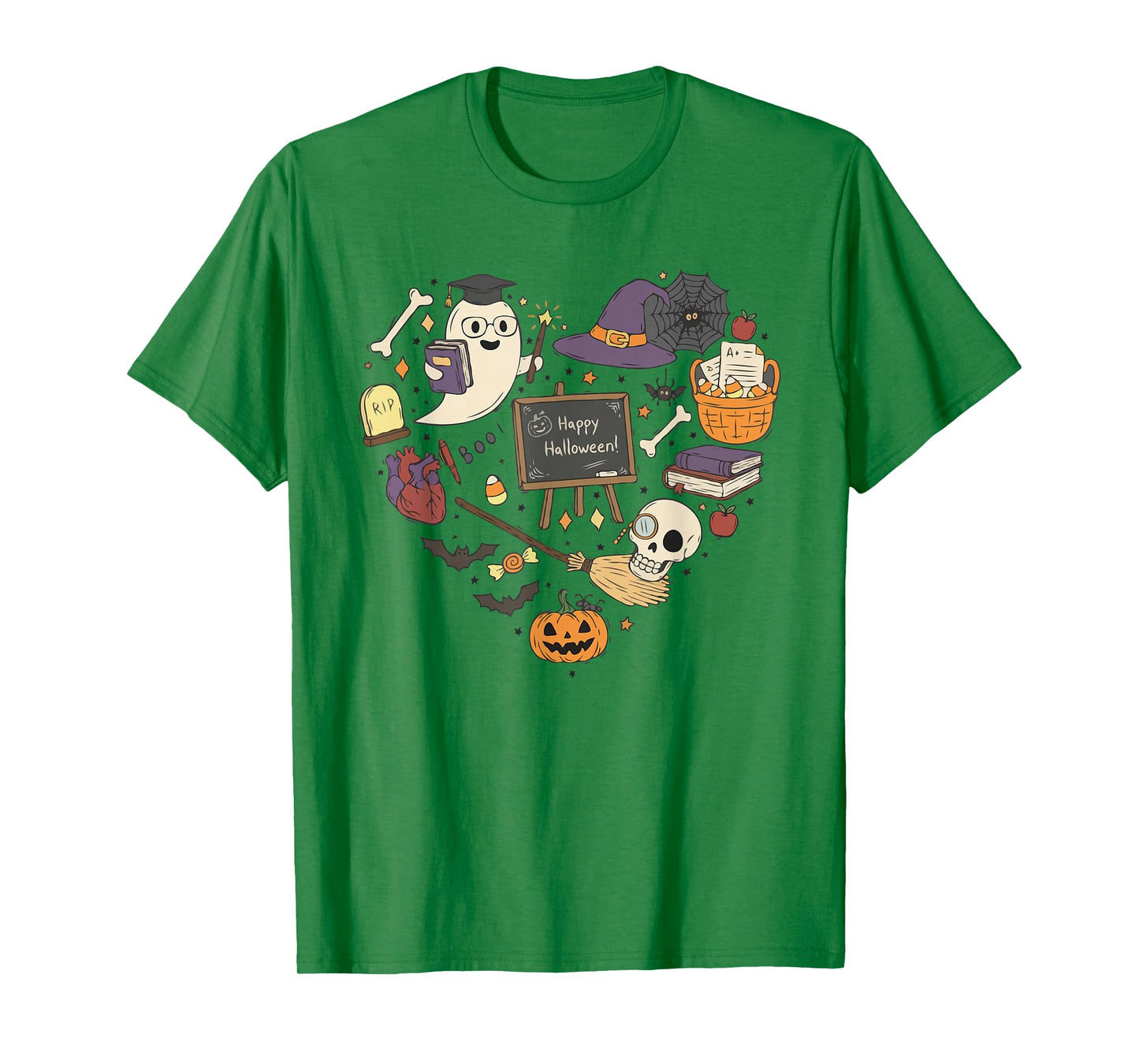 Happy Halloween Teacher Student Academic Spooky T-Shirt