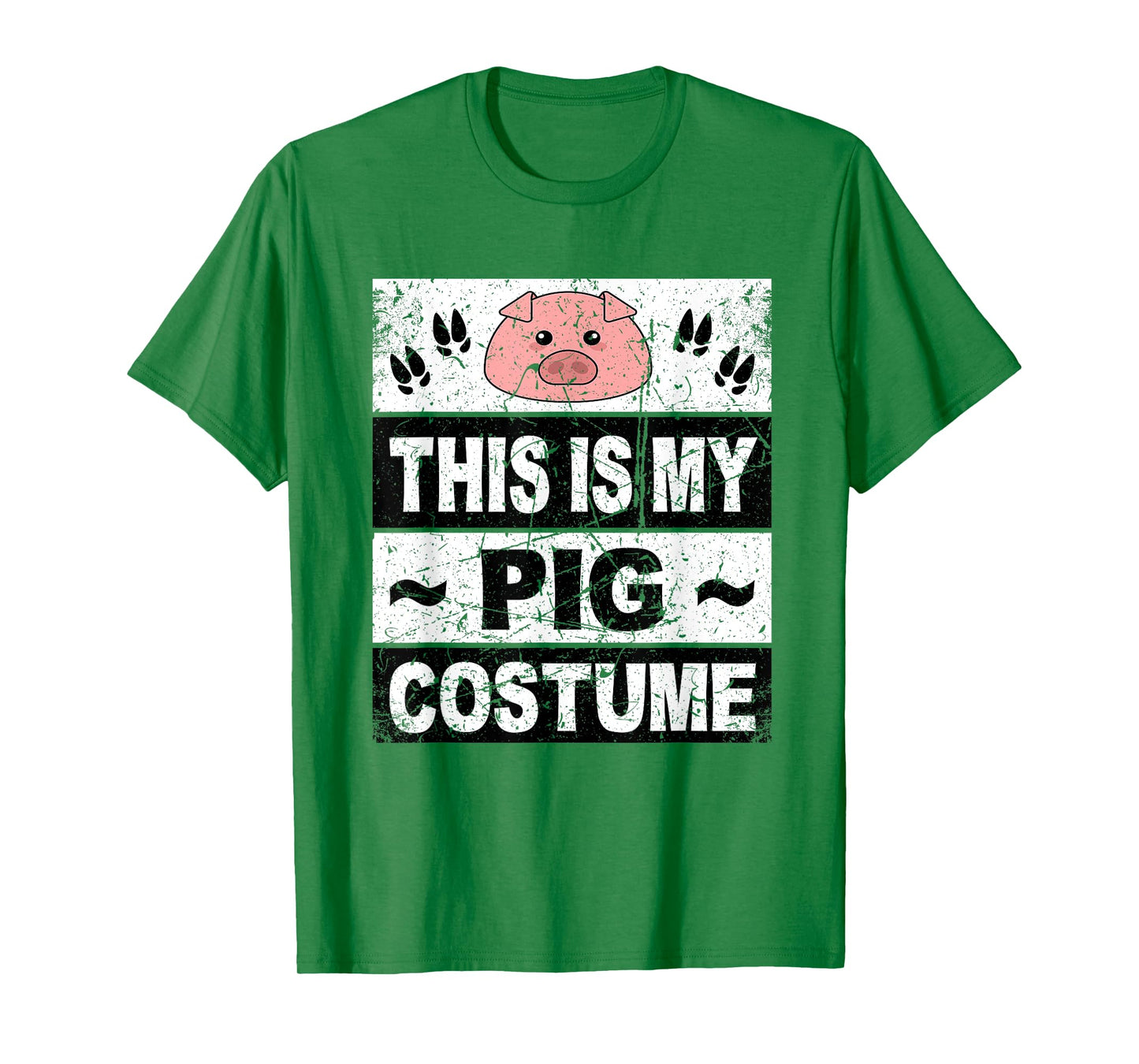 Retro Pig Costume Shirt Adult Women Men Kids Toddler Baby T-Shirt