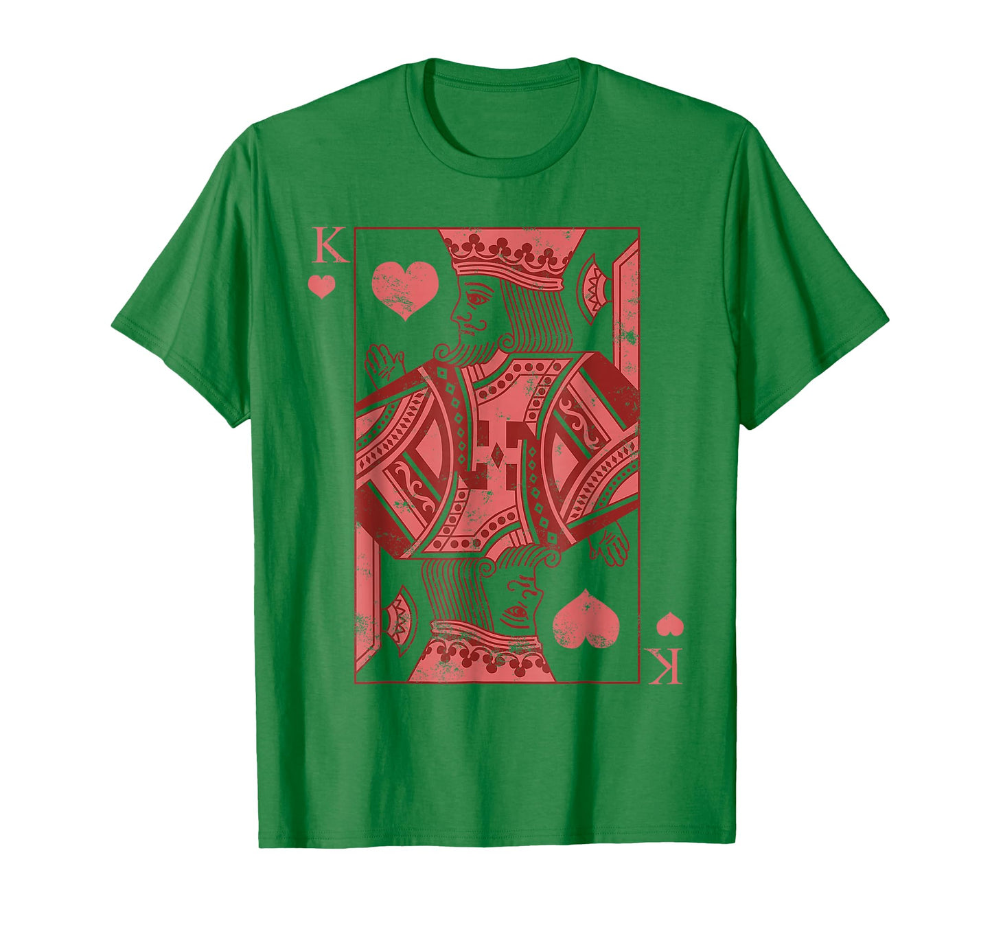 King Of Hearts Valentines Day Cool V-Day Couple Matching T-Shirt