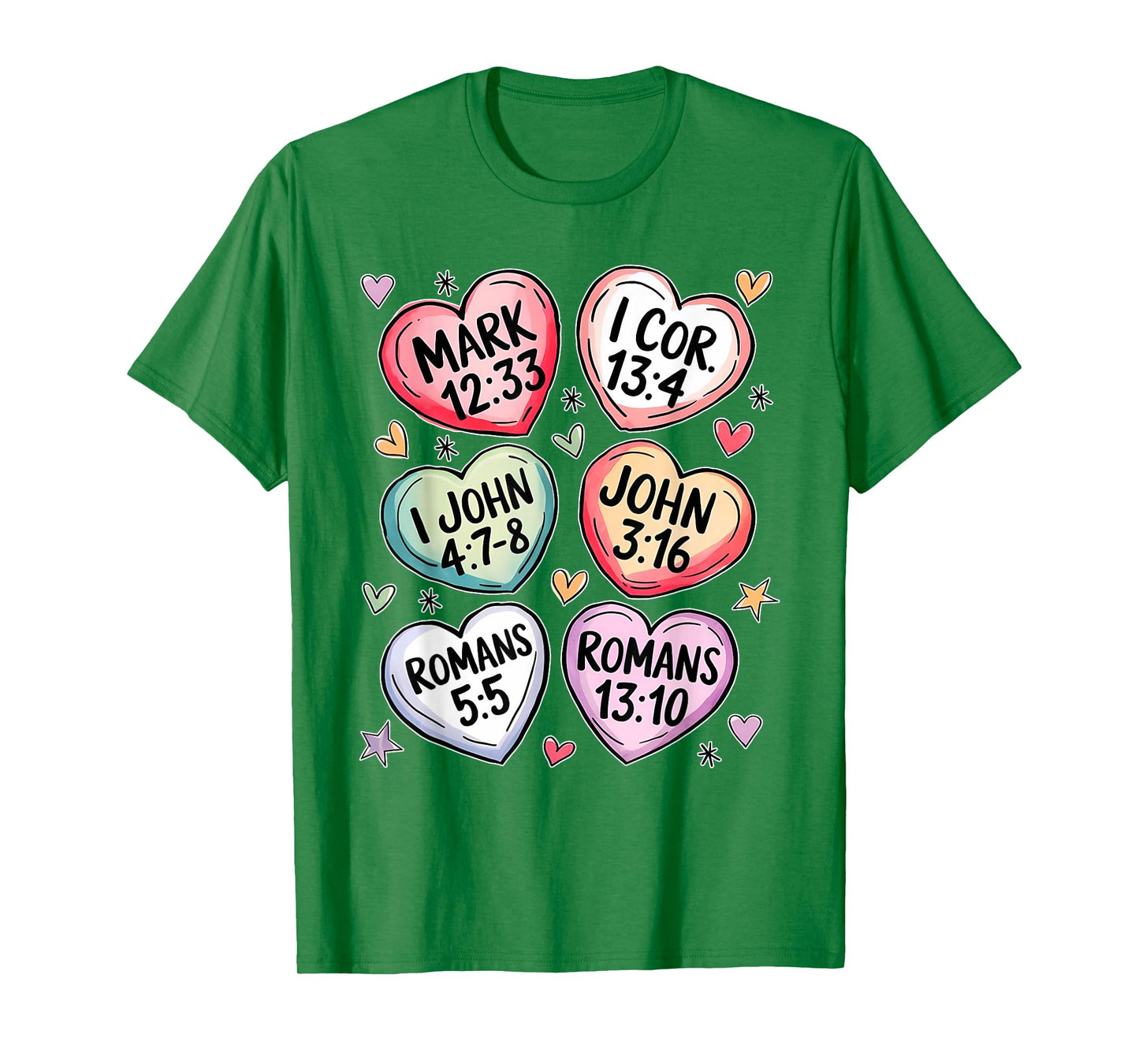Christian Bible Verses Faith Religious Heart Bible For Women T-Shirt