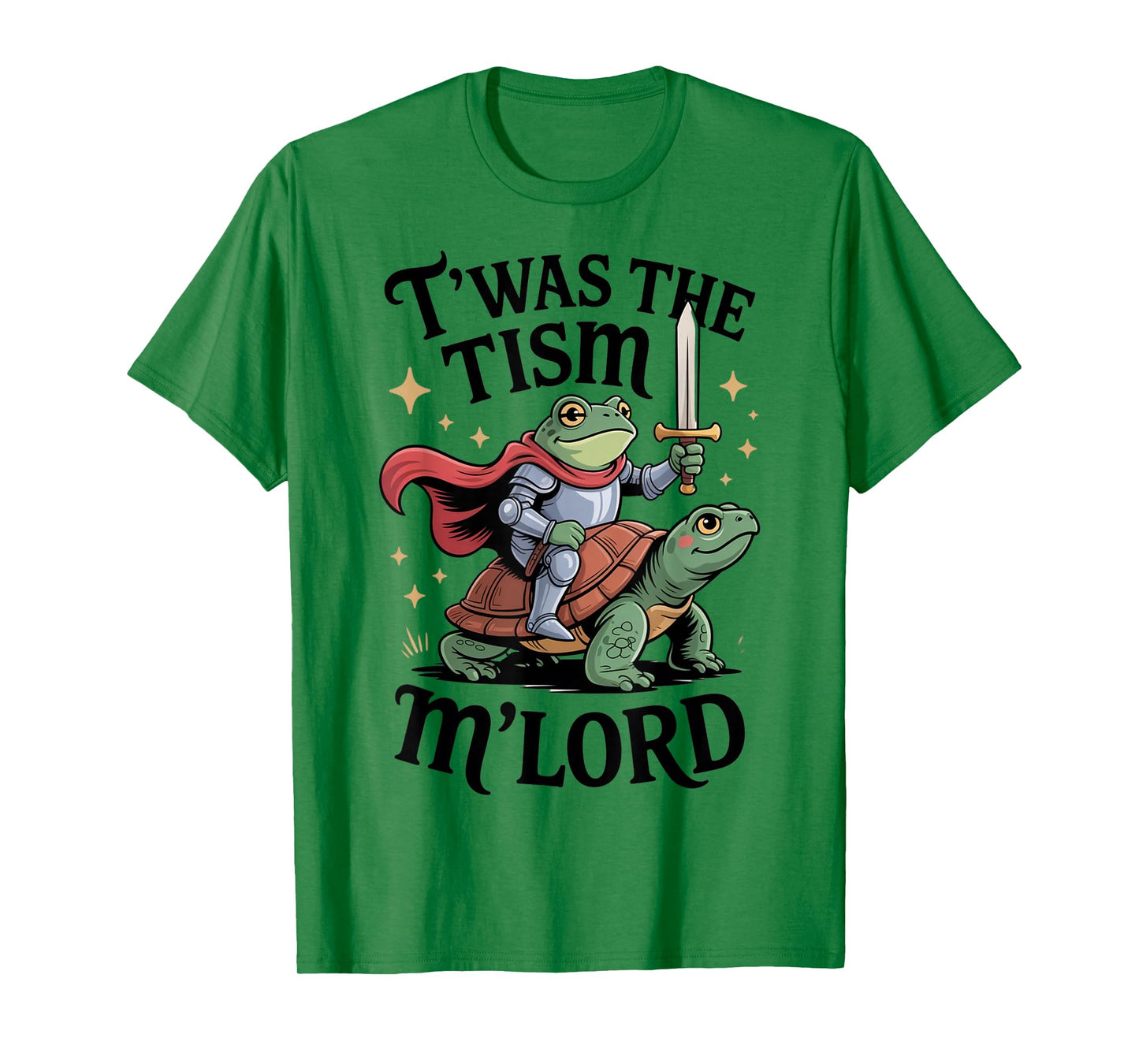 TWAS The Tism M Lord Funny Vintage Frog Graphic Tee Autism T-Shirt