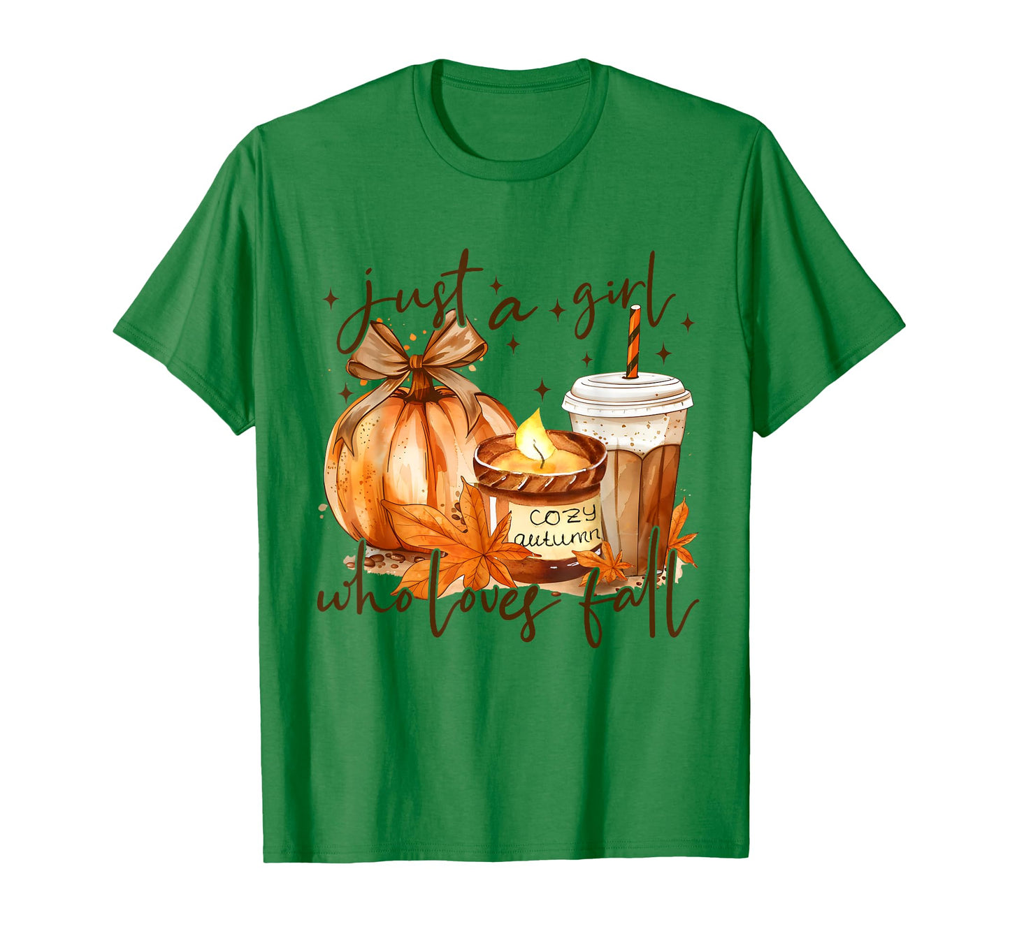 Just a Girl Who Loves Fall Pumpkin Spice Autumn T-Shirt