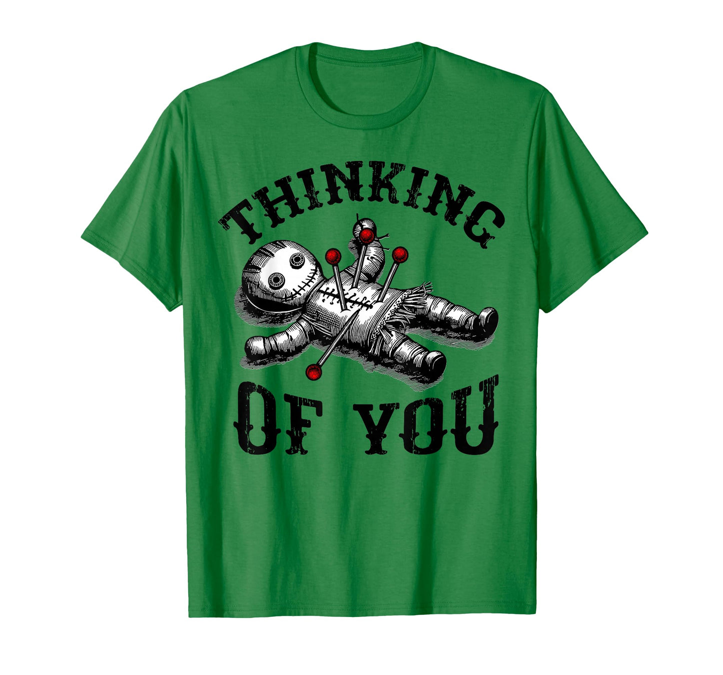 Voodoo Doll Thinking of You Funny Goth Halloween Costume T-Shirt