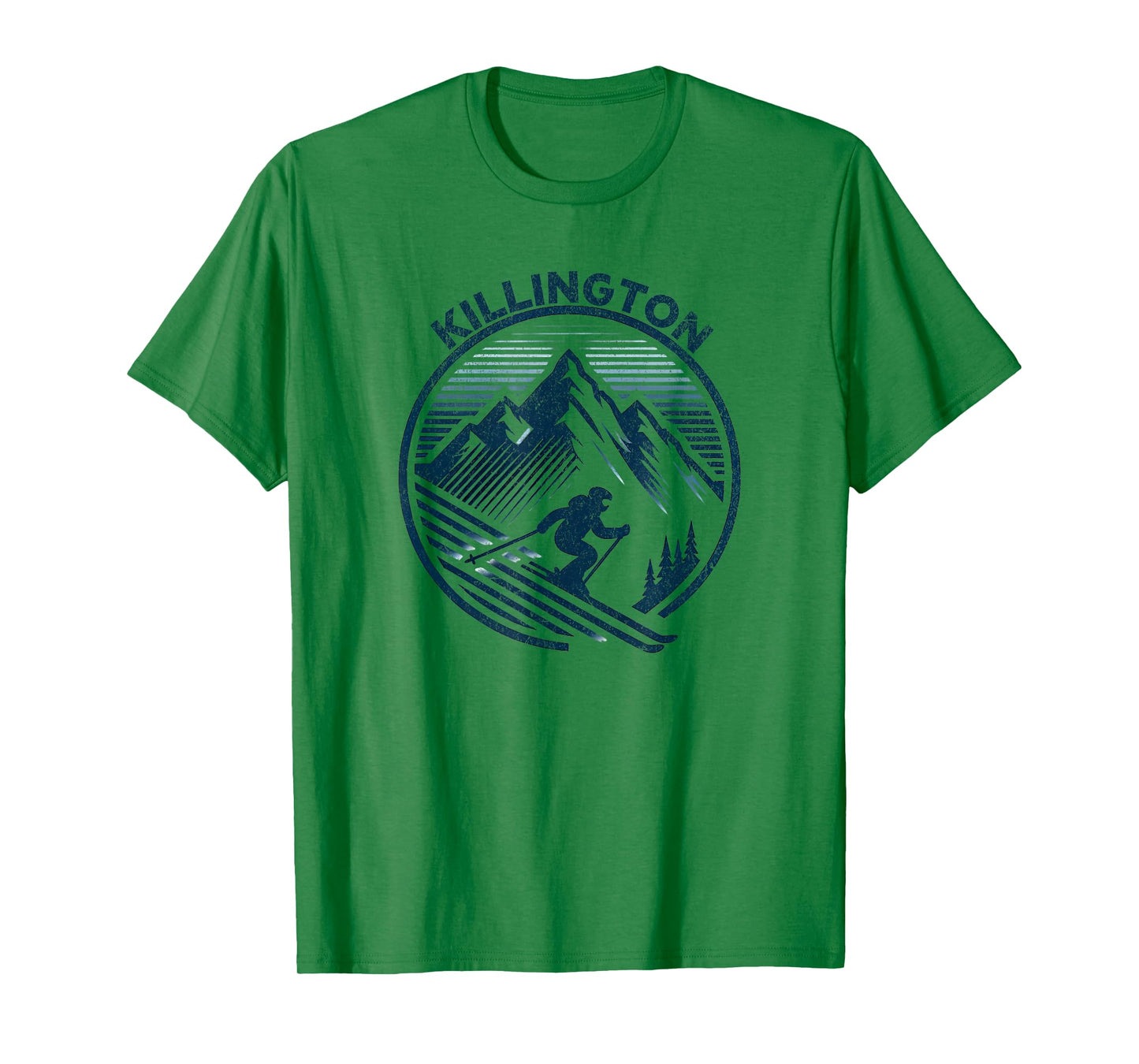 Killington Vermont Ski Resort Retro Mountains T-Shirt