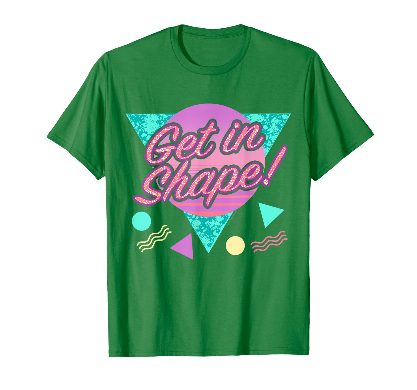 Get in Shape Retro 80s Workout Clothes Costume T-Shirt
