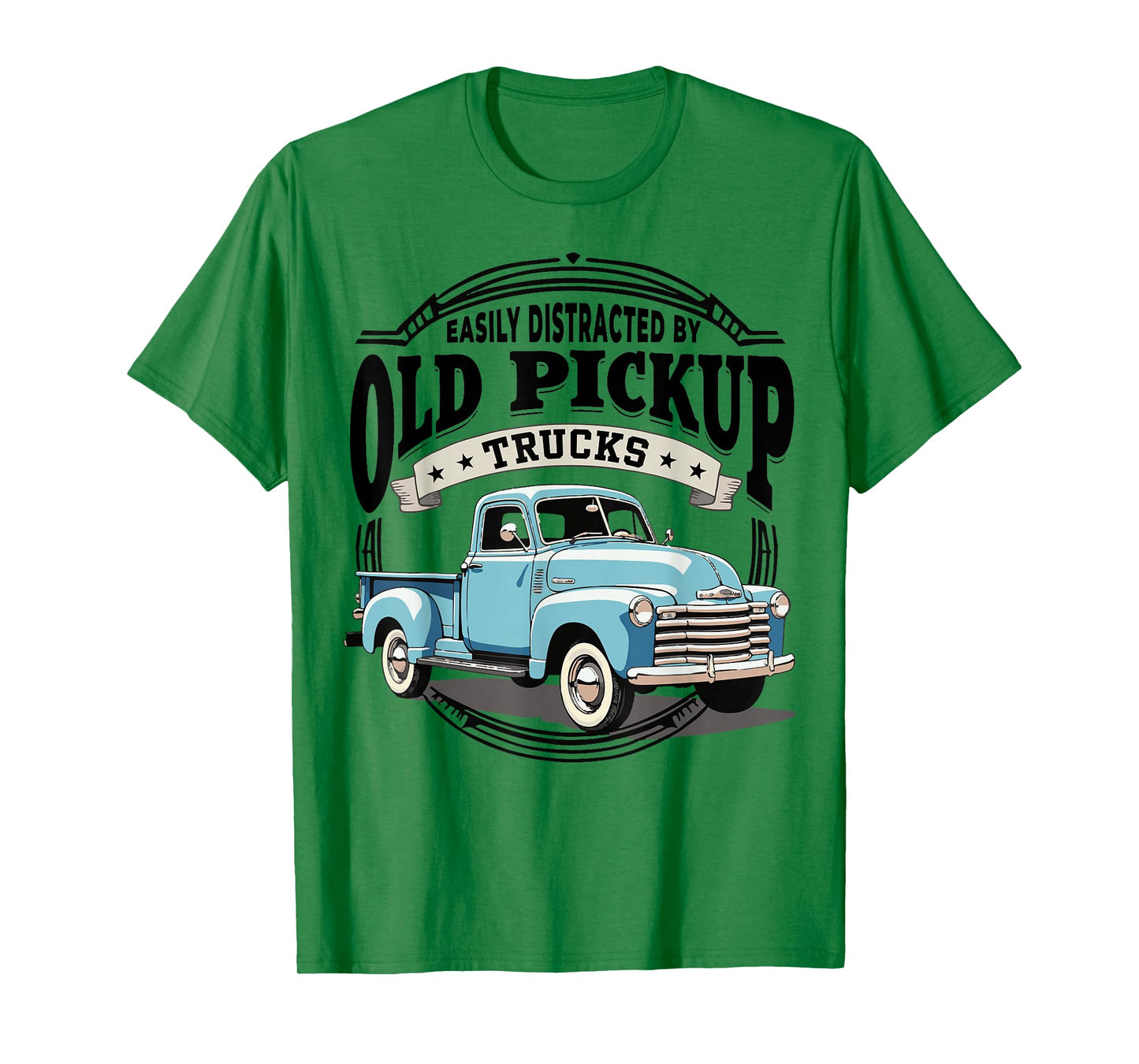 Funny Easily Distracted By Old Pickup Trucks Classic T-Shirt