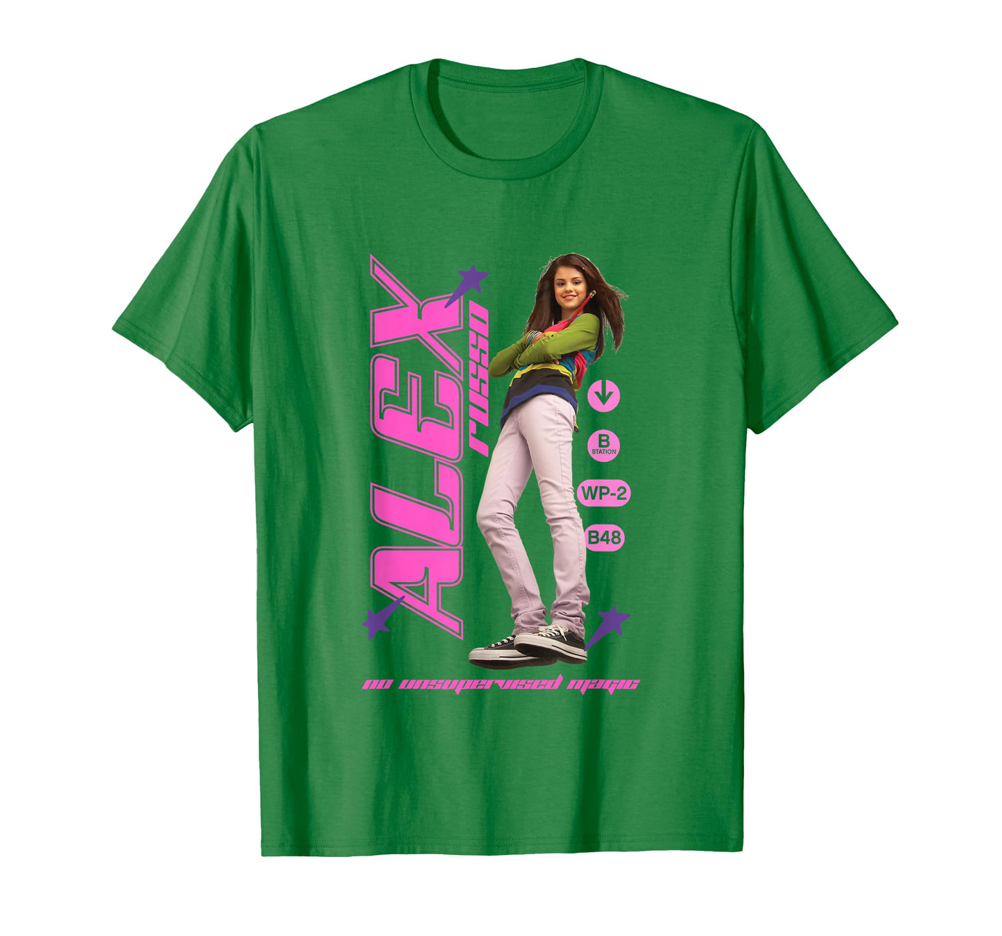 Disney Wizards of Waverly Place Alex Russo Girly Big Poster T-Shirt