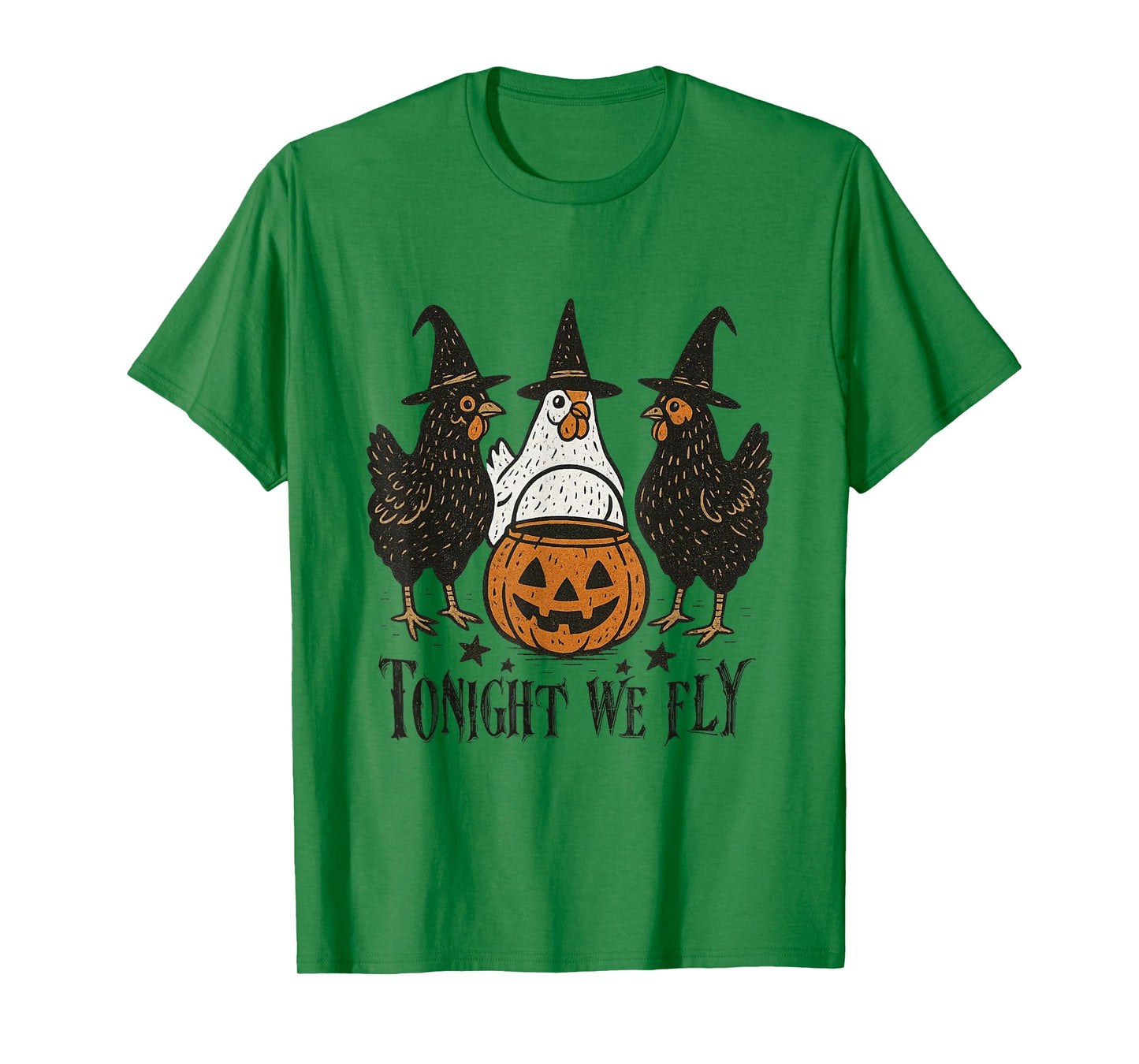 Tonight We Fly Humor Chicken Halloween Costume Spooky Season T-Shirt