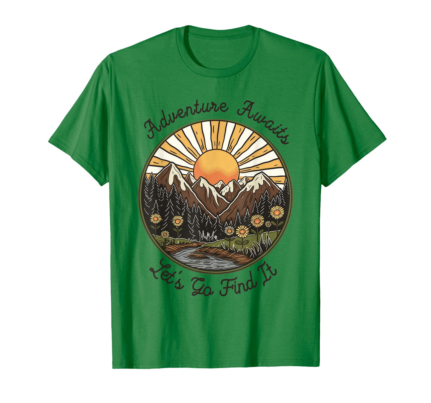 Retro Adventure Awaits Let's Go Find It T-Shirt