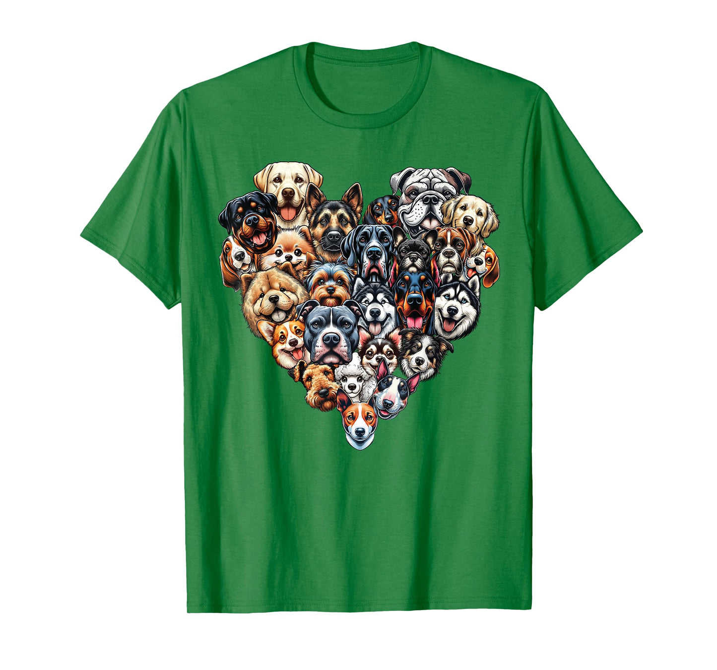 Types Of Dogs Breeds Chart Educational Canine Enthusiast T-Shirt