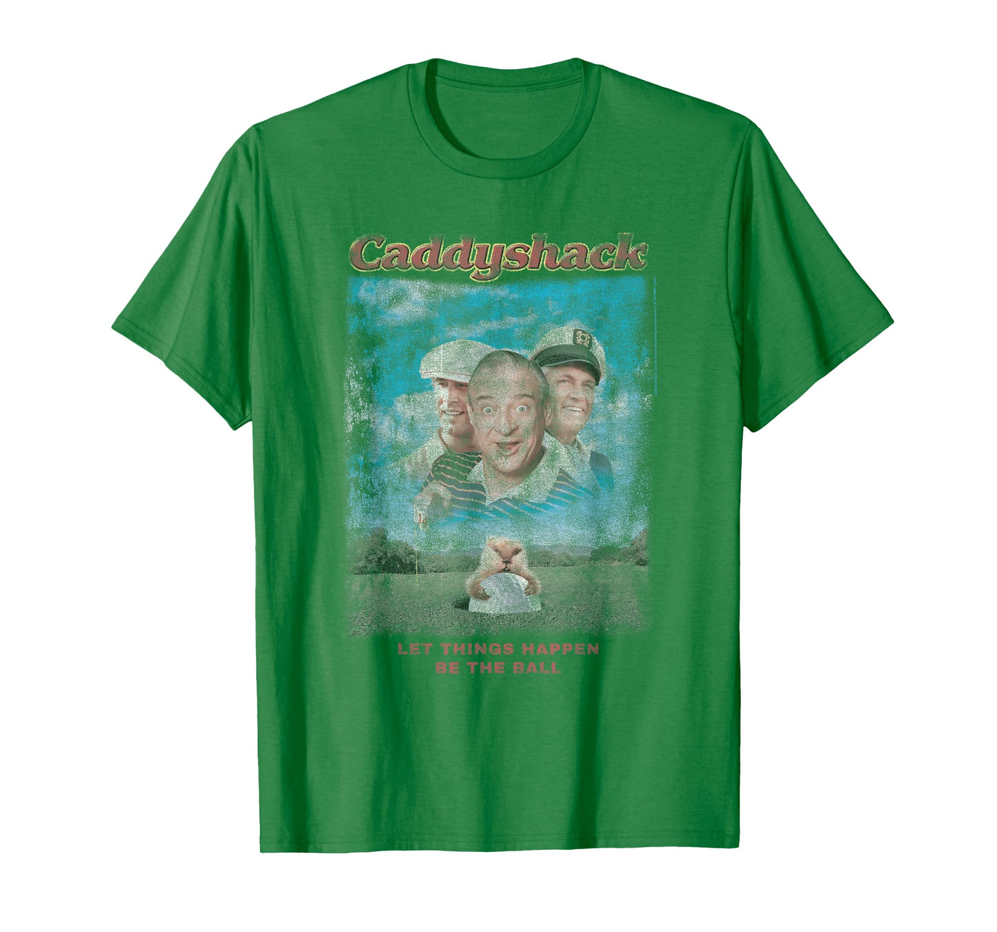 Caddyshack Vintage Golf Be the Ball 80's Movie Poster T-Shirt