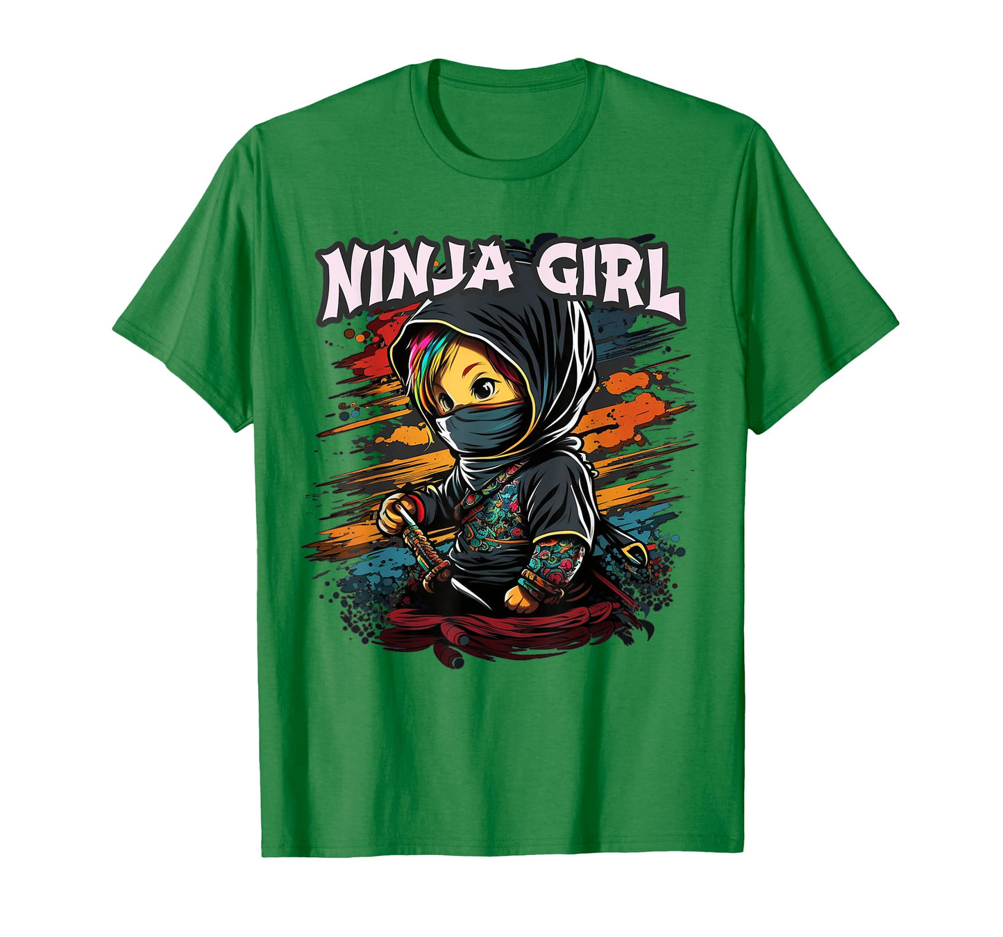 Funny NINJA GIRL Team Covert Crew Princess Birthday In Pink T-Shirt