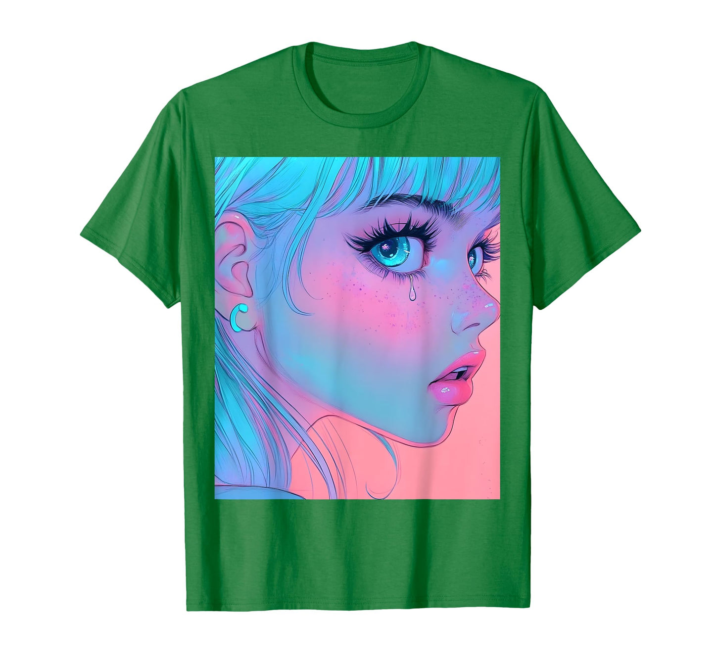 Anime Girl Vaporwave Egirl Aesthetic Japanese Otaku T-Shirt