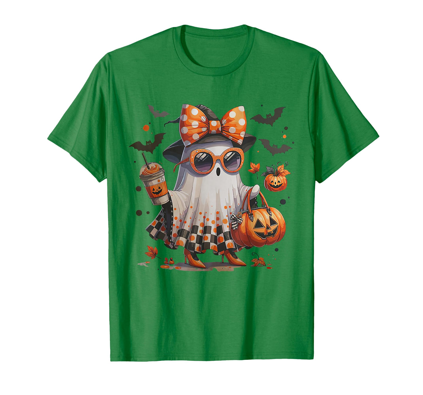 Funny Boo Ghost Pumpkin Halloween Spooky Season T-Shirt