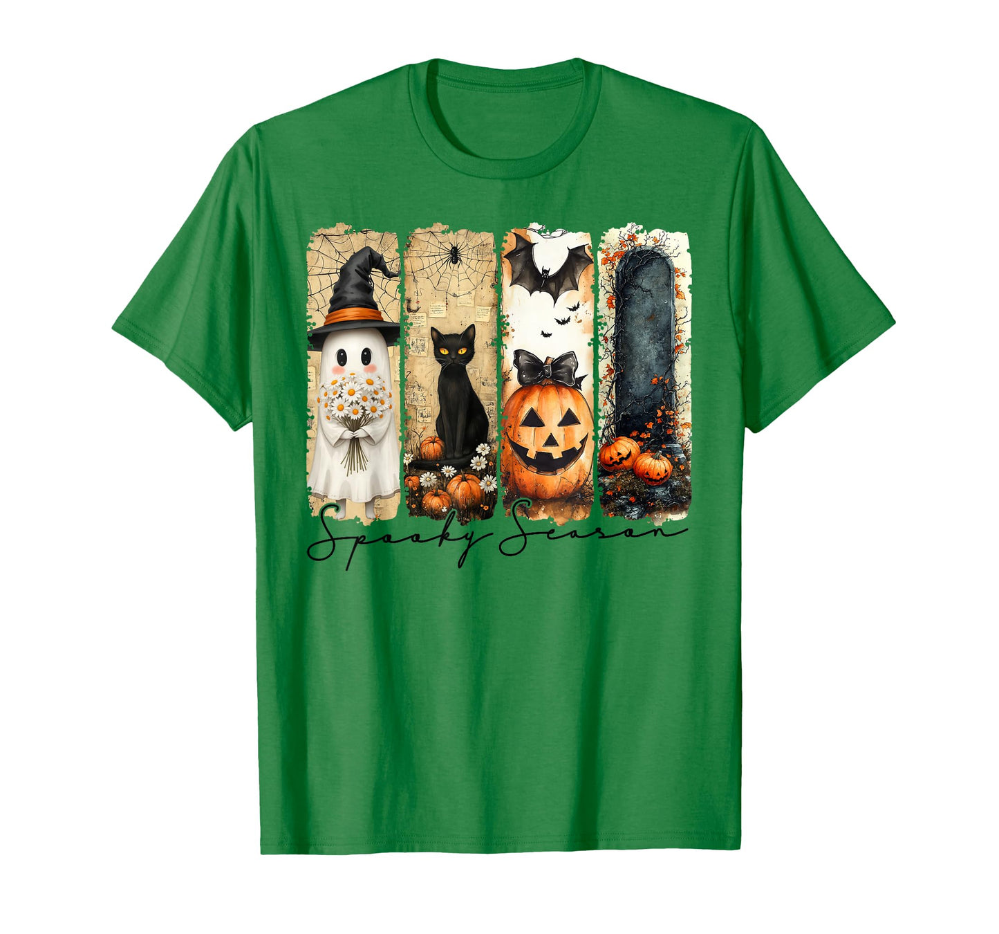 Spooky Season Halloween Motif T-Shirt