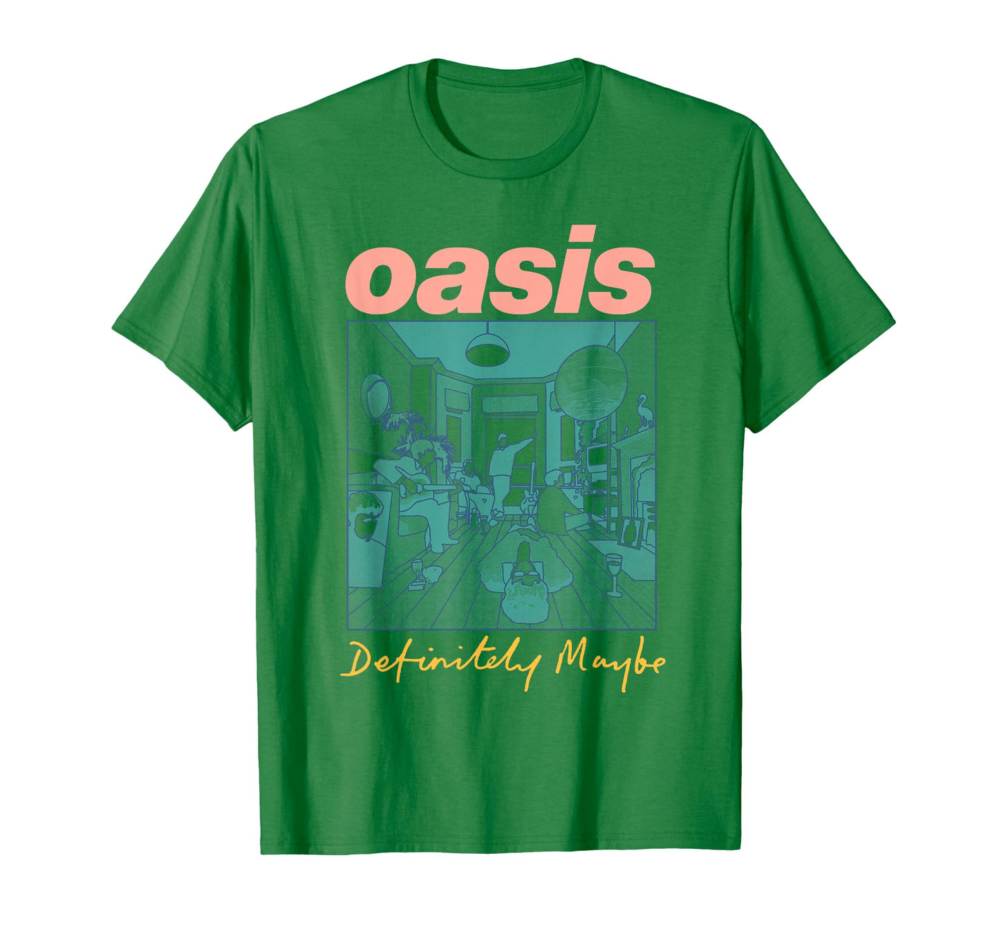 Oasis – Definitely Maybe Pink T-Shirt