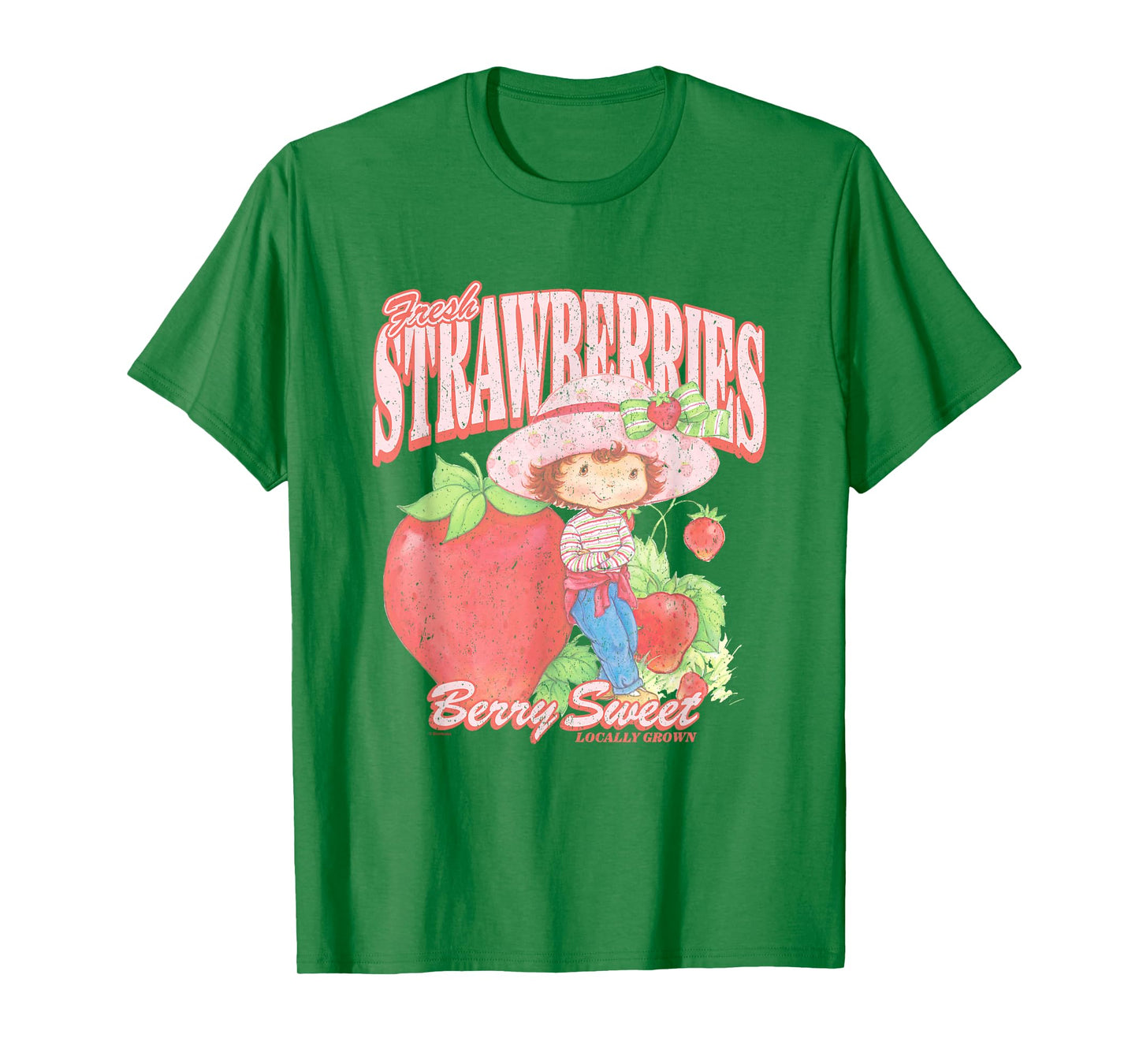 Strawberry Shortcake Fresh Strawberries Berry Sweet Retro T-Shirt