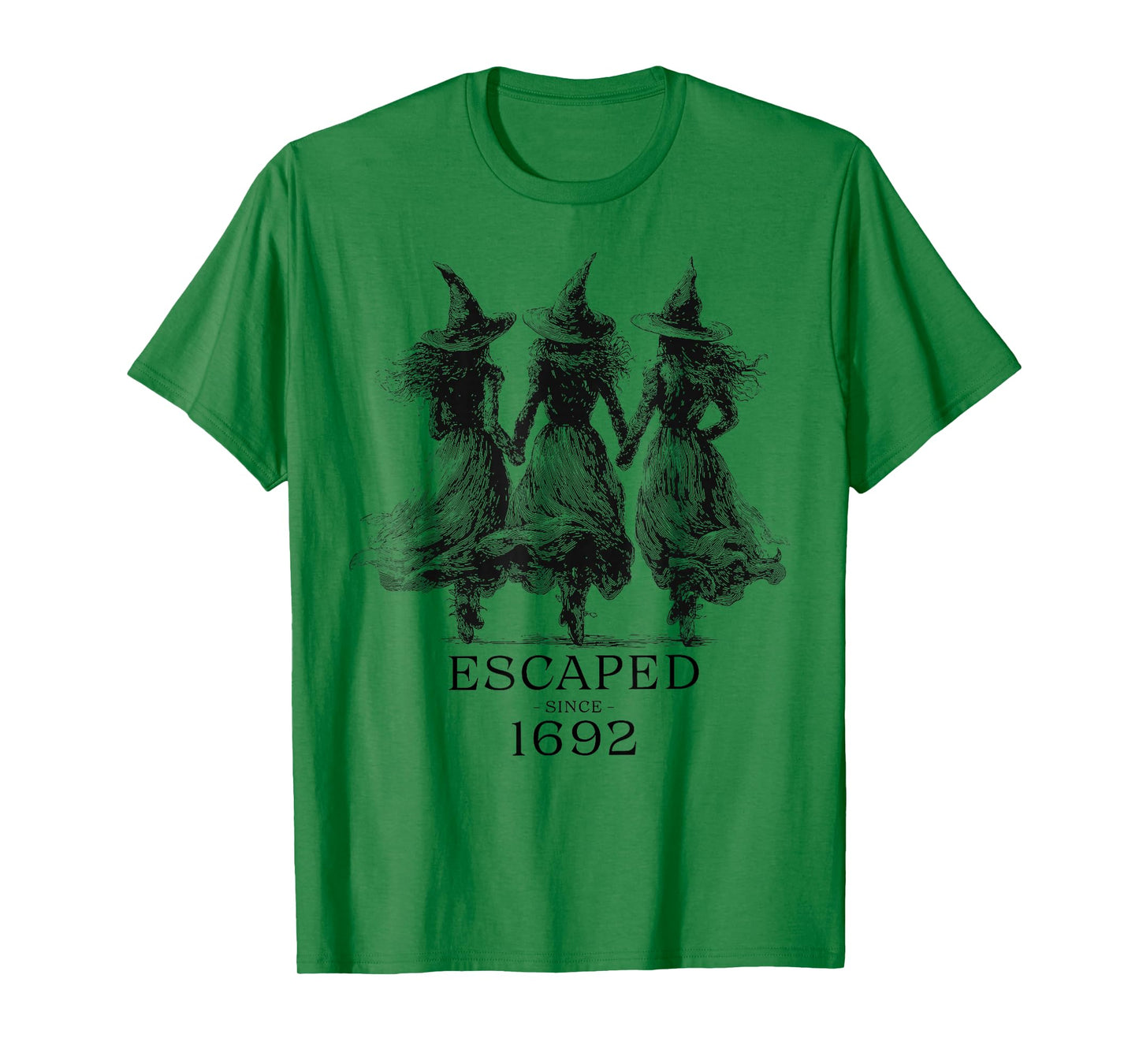 Halloween Escaped Since 1692 Salem Witch Feminist Women T-Shirt